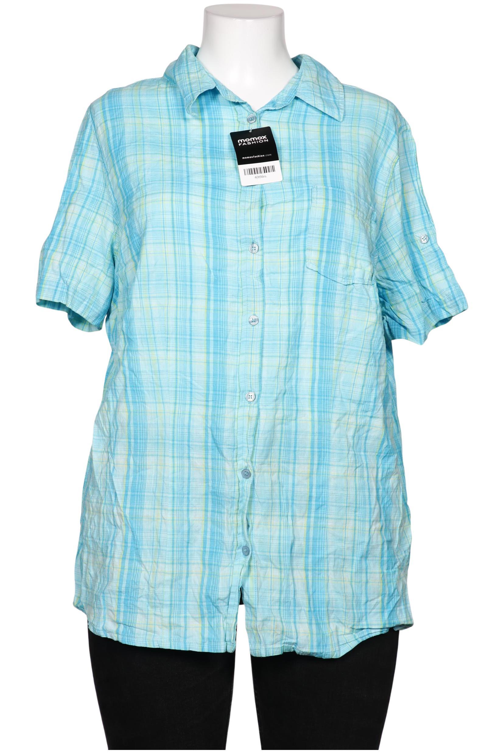 

sheego Damen Bluse, blau, Gr. 48