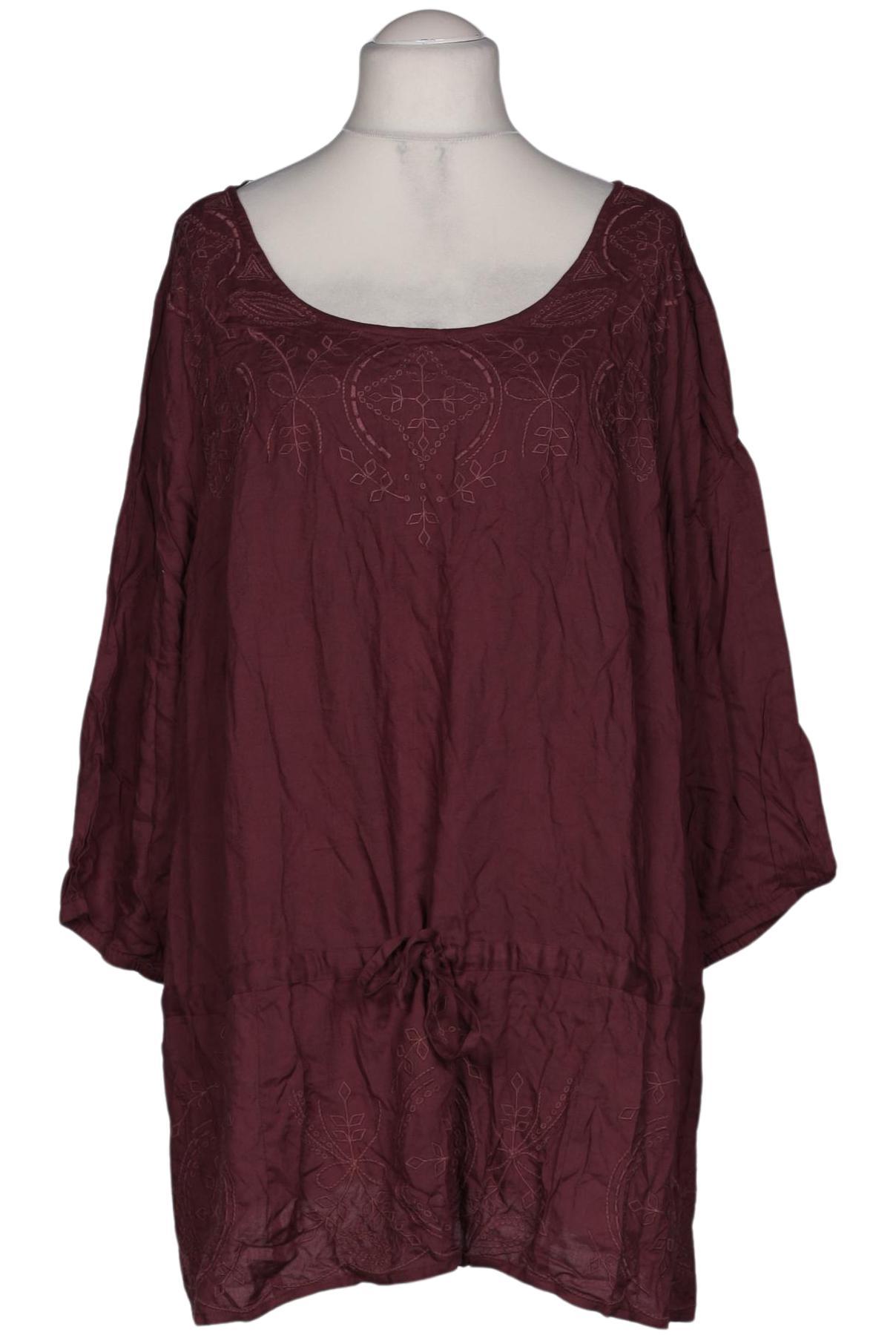 

sheego Damen Bluse, bordeaux, Gr. 56