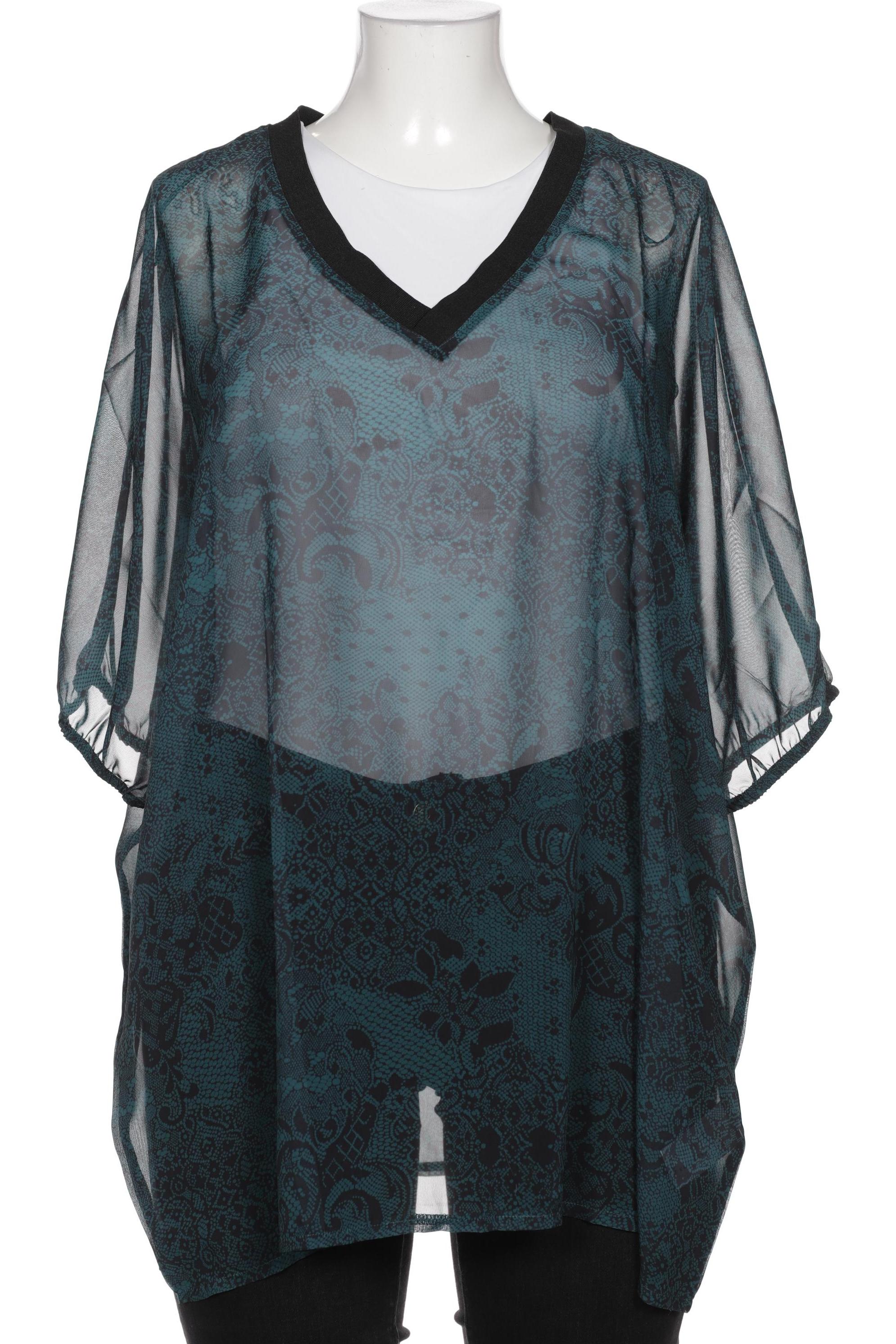 

sheego Damen Bluse, türkis, Gr. 46