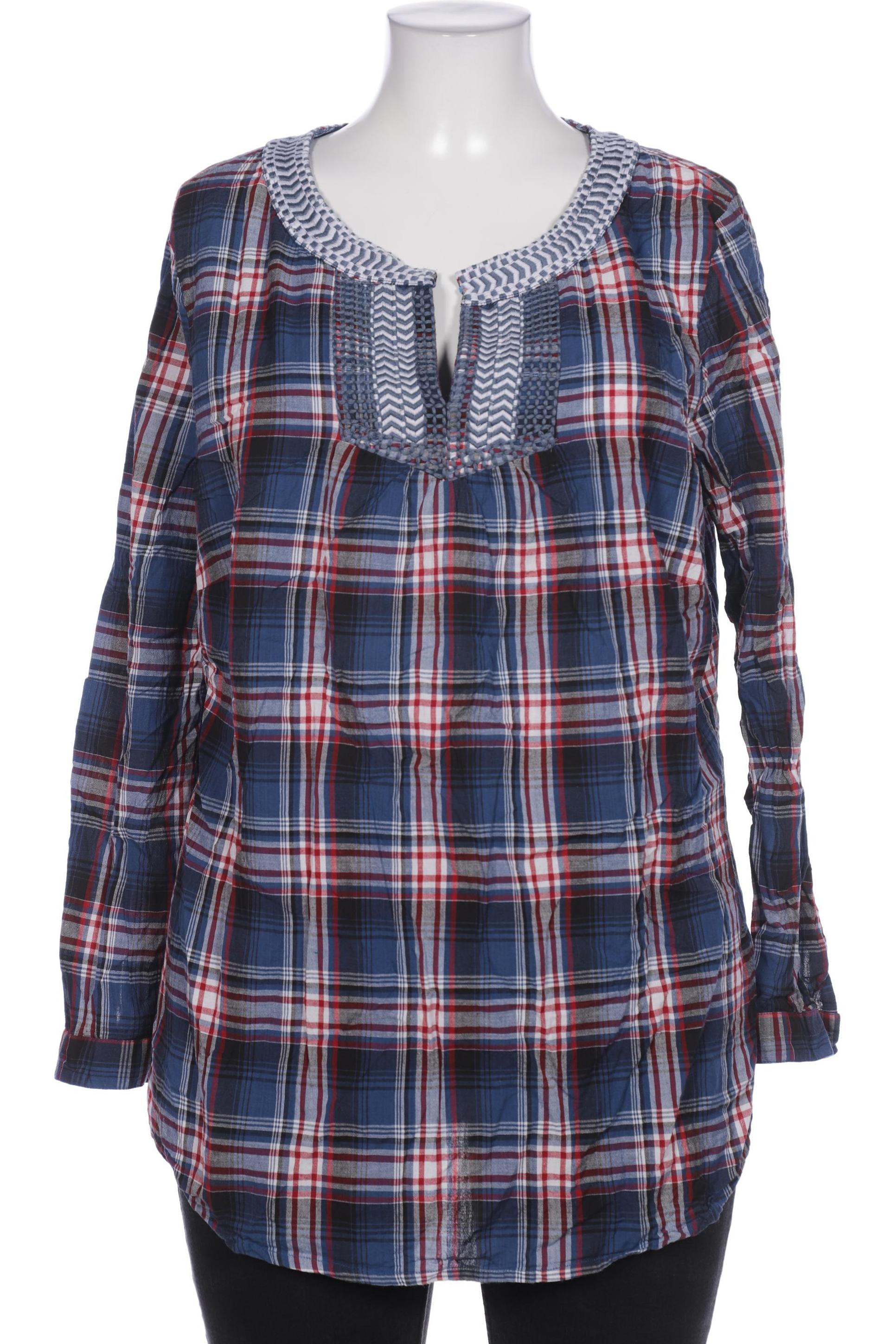 

sheego Damen Bluse, blau, Gr. 50