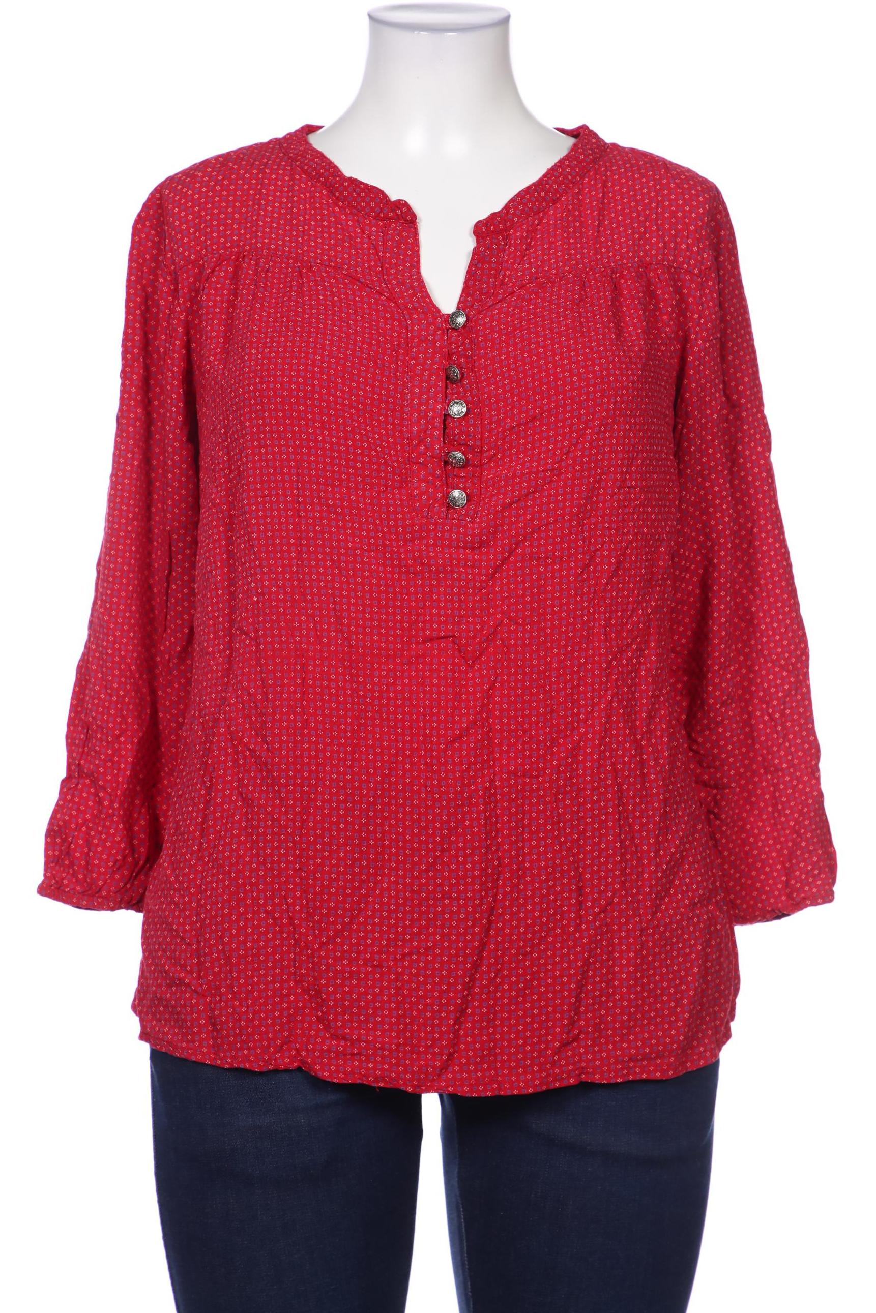 

sheego Damen Bluse, rot, Gr. 46