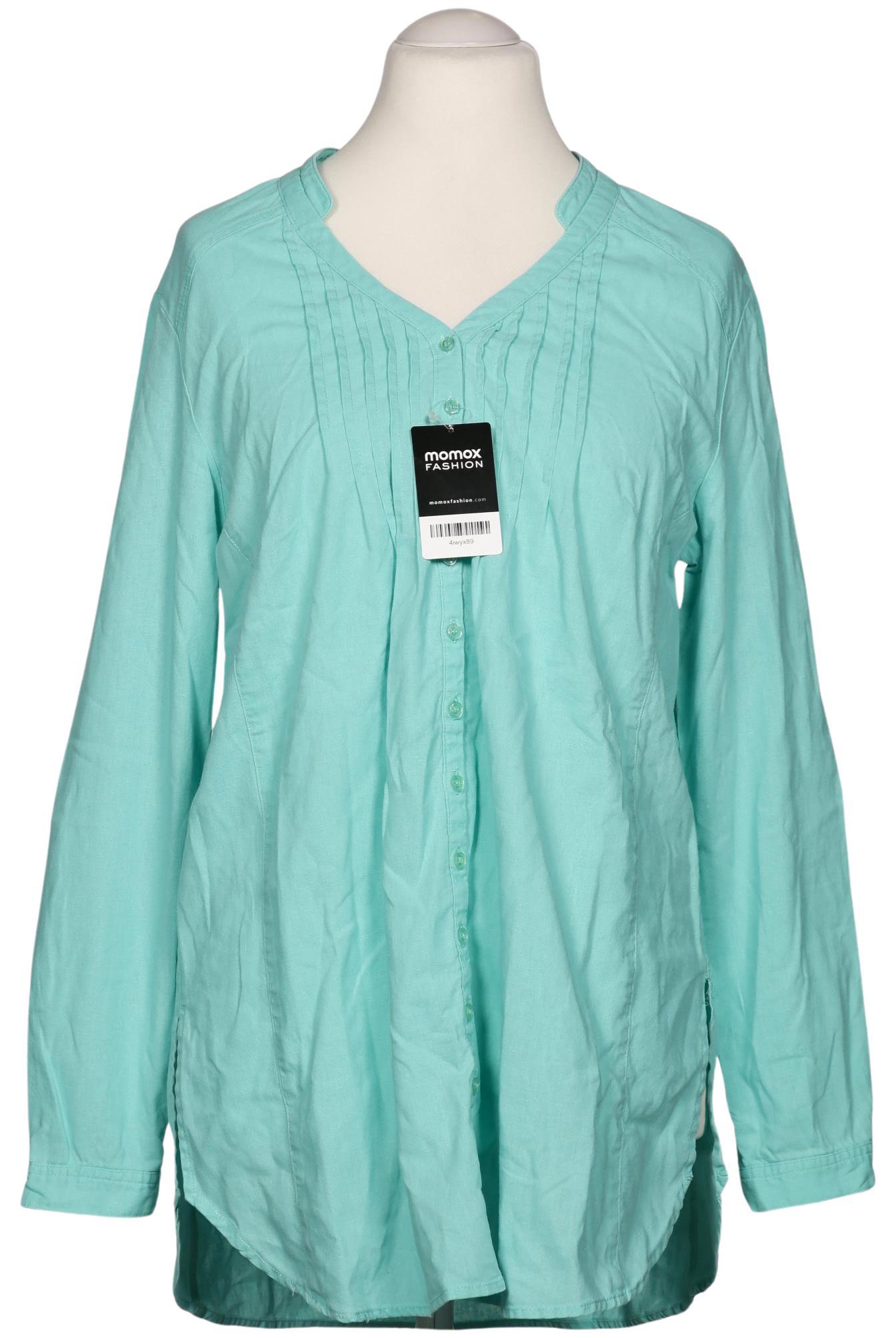

sheego Damen Bluse, türkis, Gr. 42