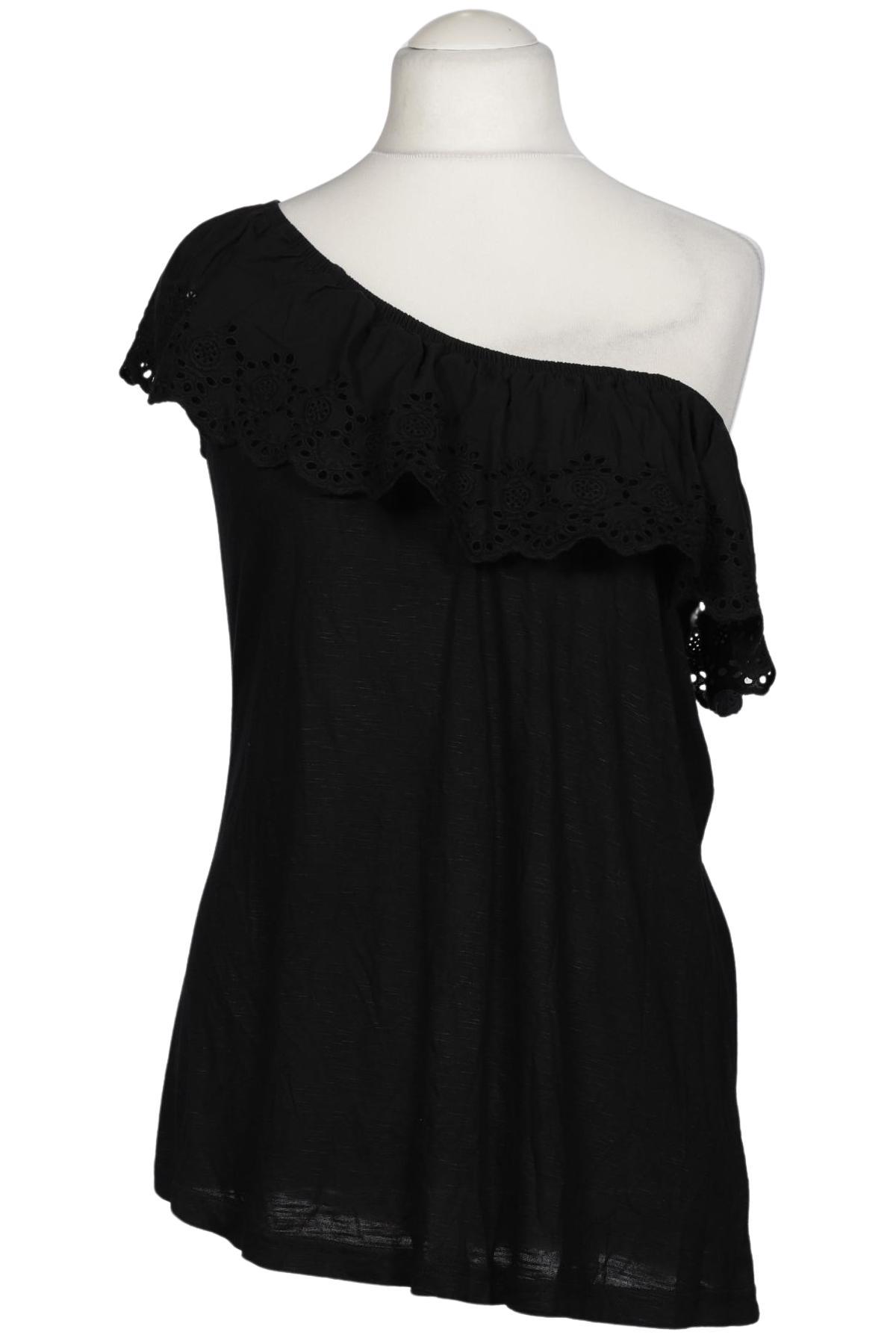 

sheego Damen Bluse, schwarz, Gr. 44