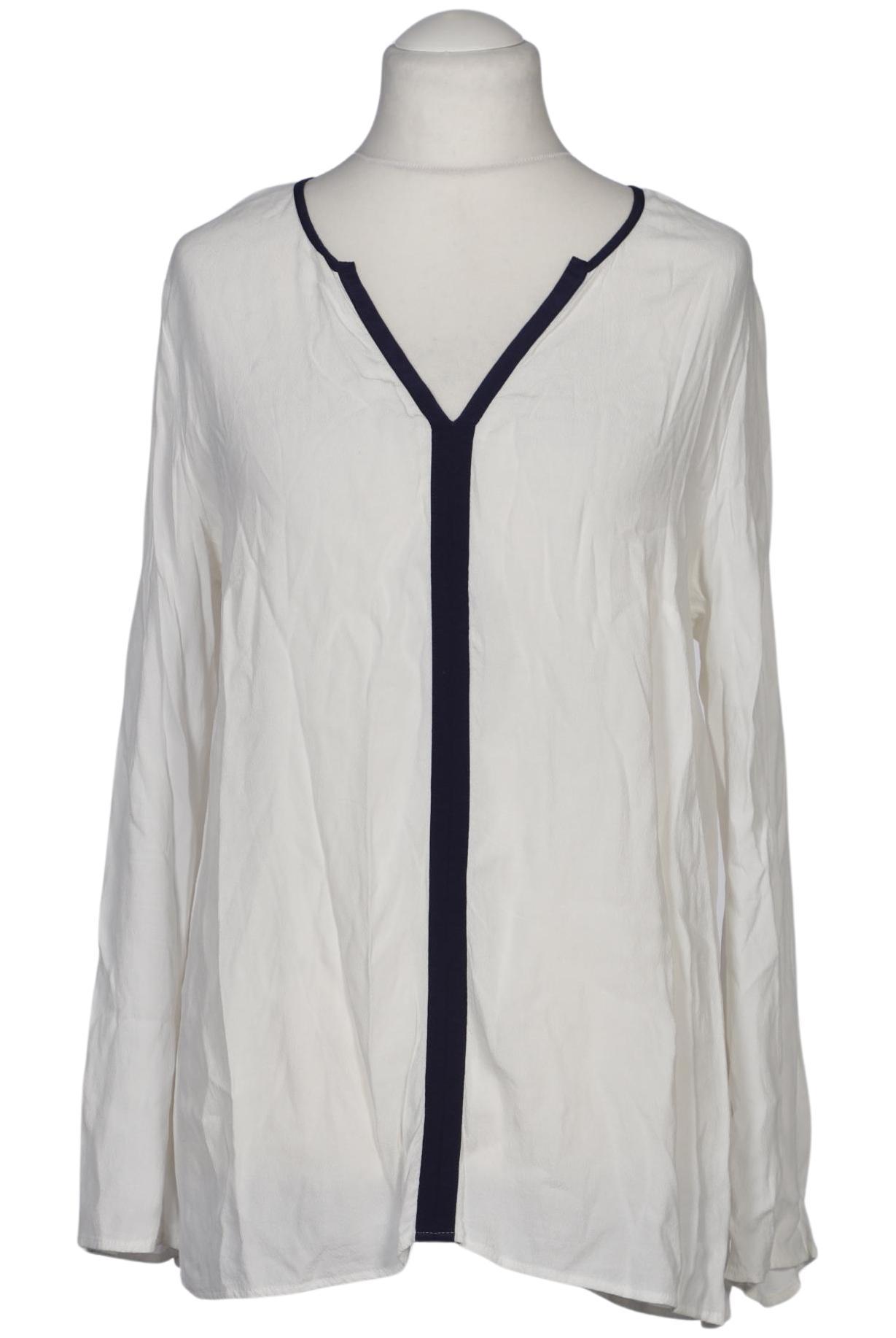 

sheego Damen Bluse, weiß, Gr. 42