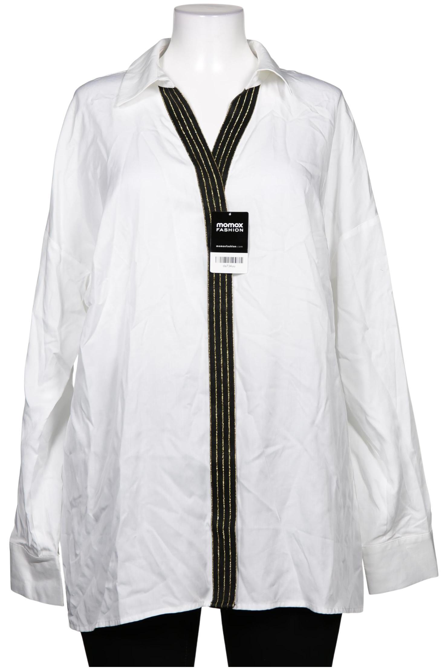 

sheego Damen Bluse, weiß, Gr. 48