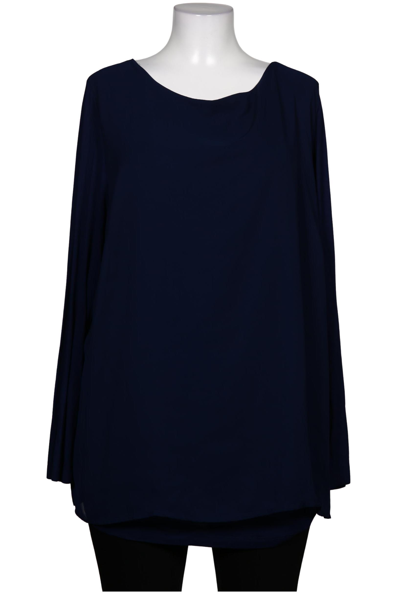 

sheego Damen Bluse, marineblau, Gr. 48