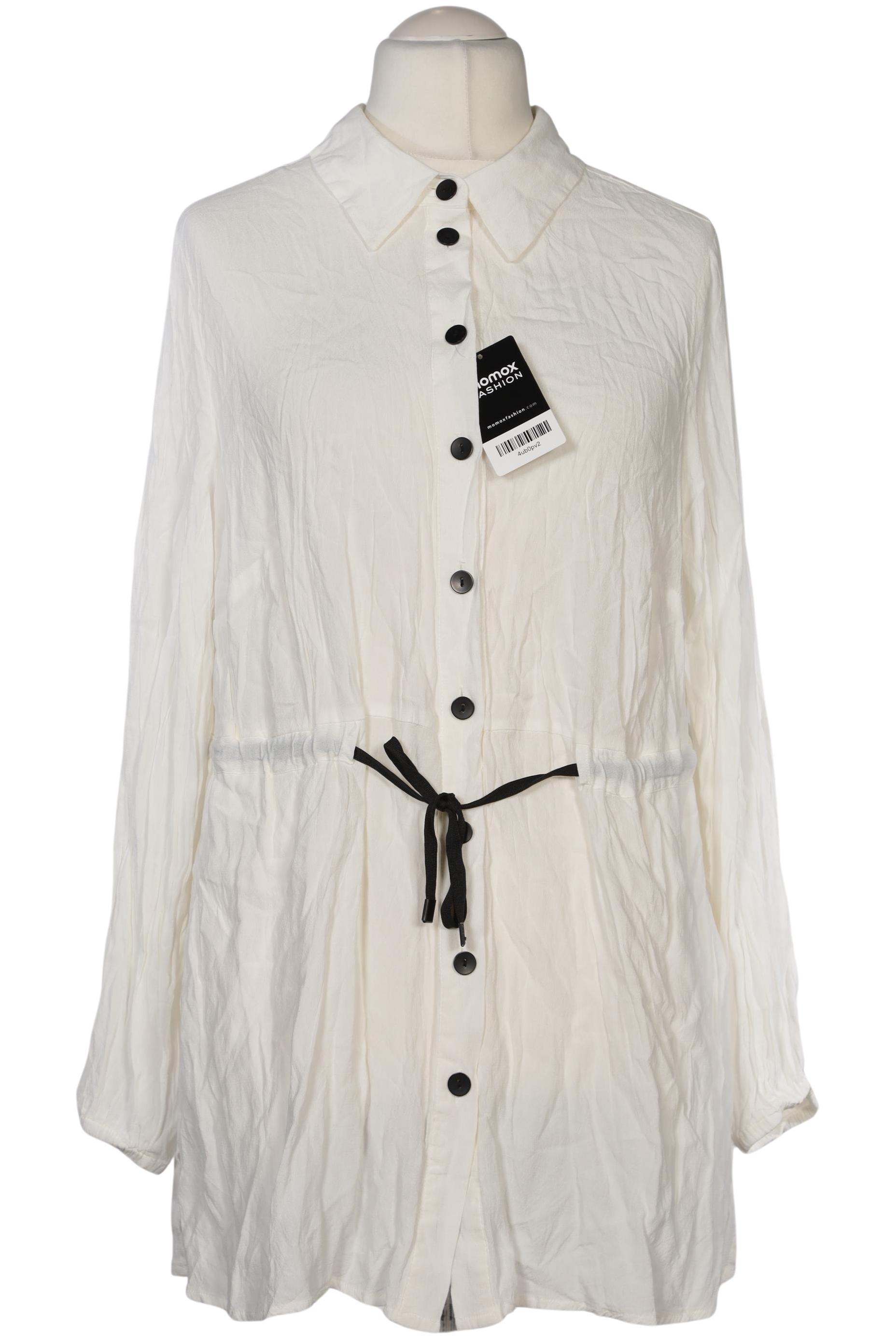 

sheego Damen Bluse, weiß, Gr. 42