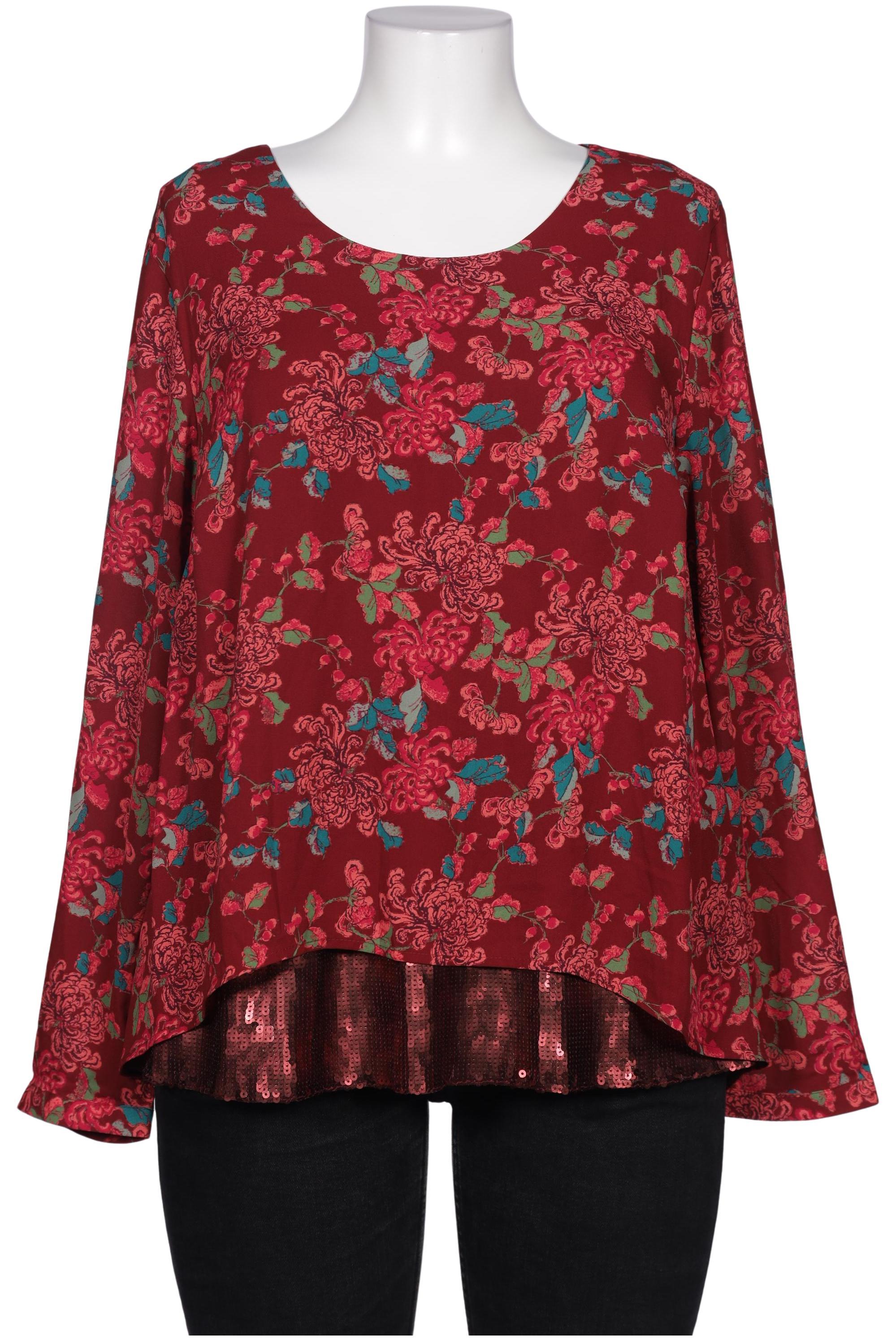 

sheego Damen Bluse, bordeaux, Gr. 46