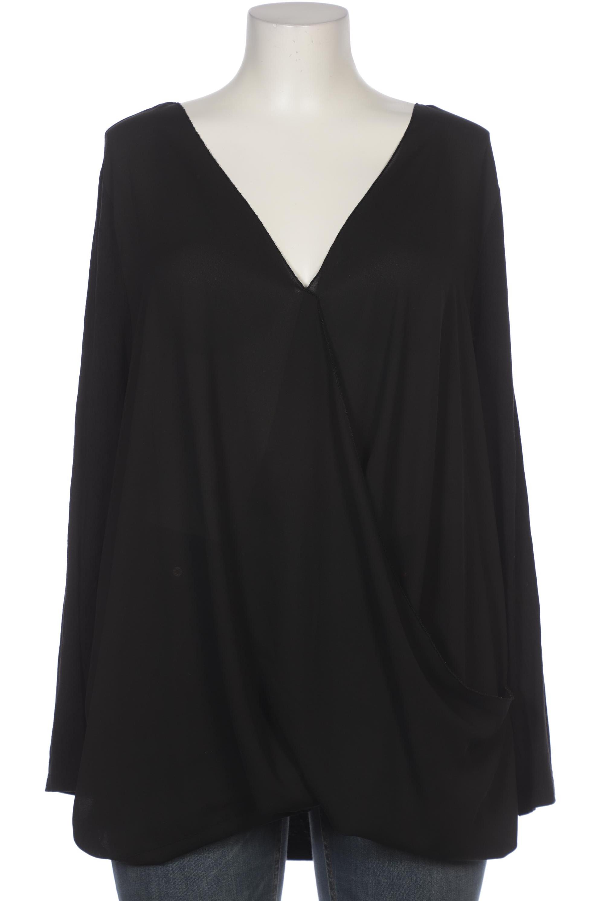 

sheego Damen Bluse, schwarz, Gr. 52