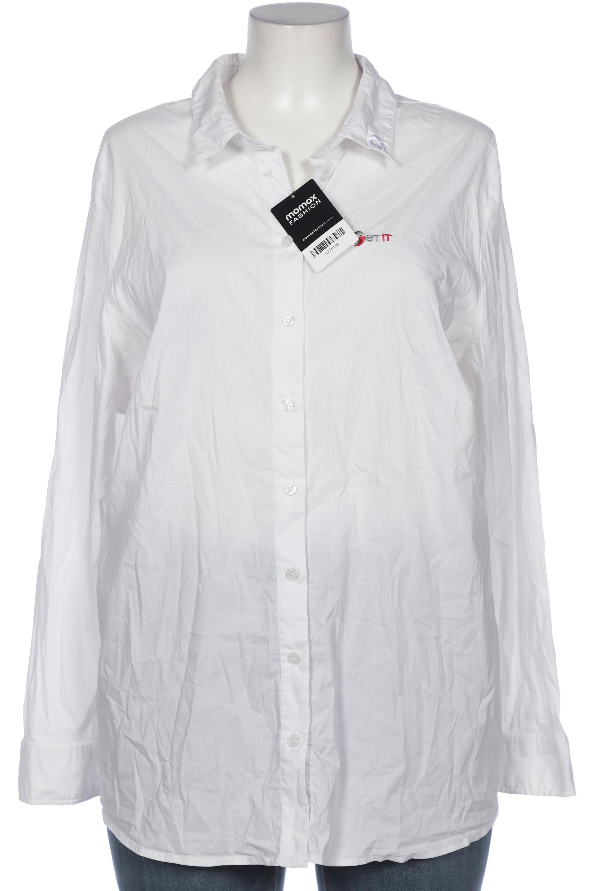 

sheego Damen Bluse, weiß, Gr. 52