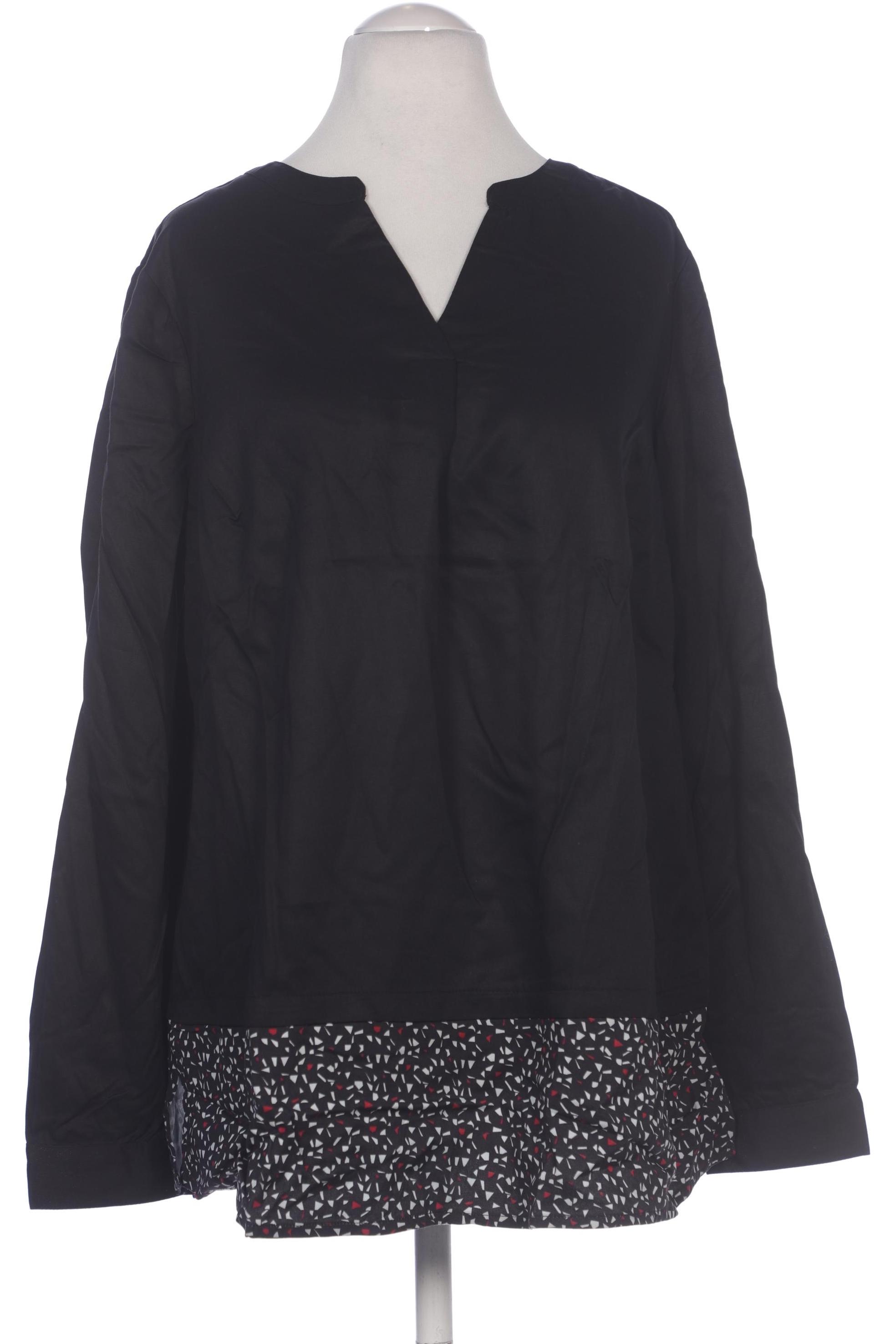 

sheego Damen Bluse, schwarz, Gr. 40