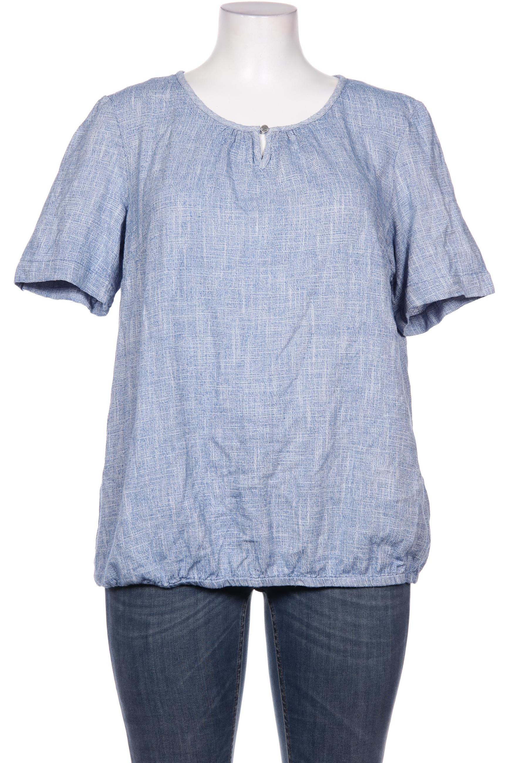 

sheego Damen Bluse, blau, Gr. 46