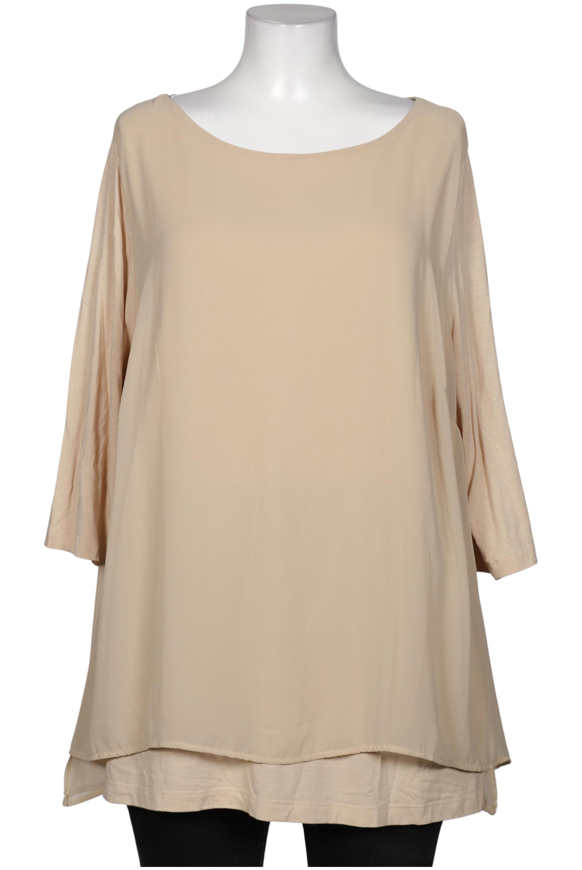 

sheego Damen Bluse, beige, Gr. 48