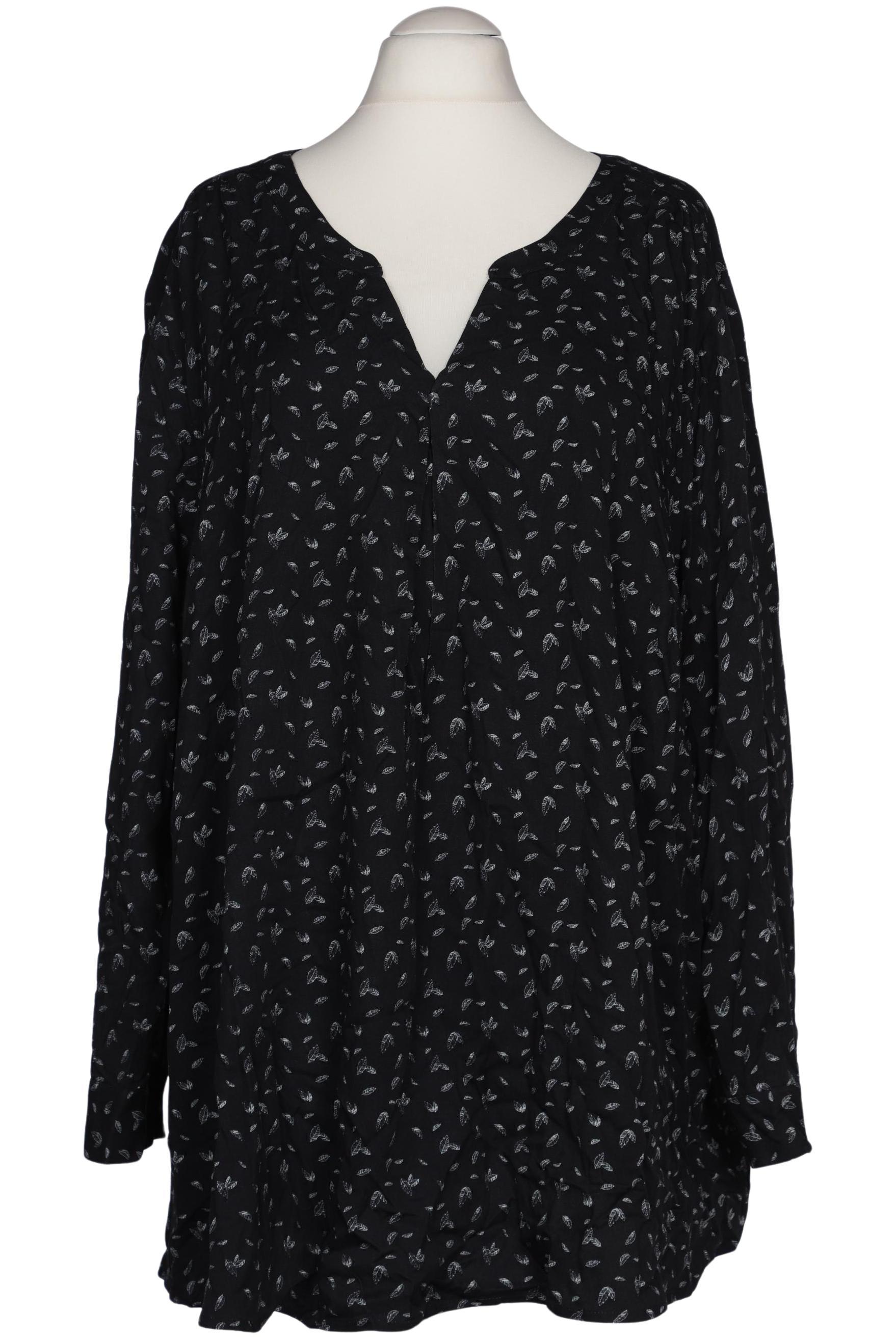 

sheego Damen Bluse, schwarz, Gr. 58