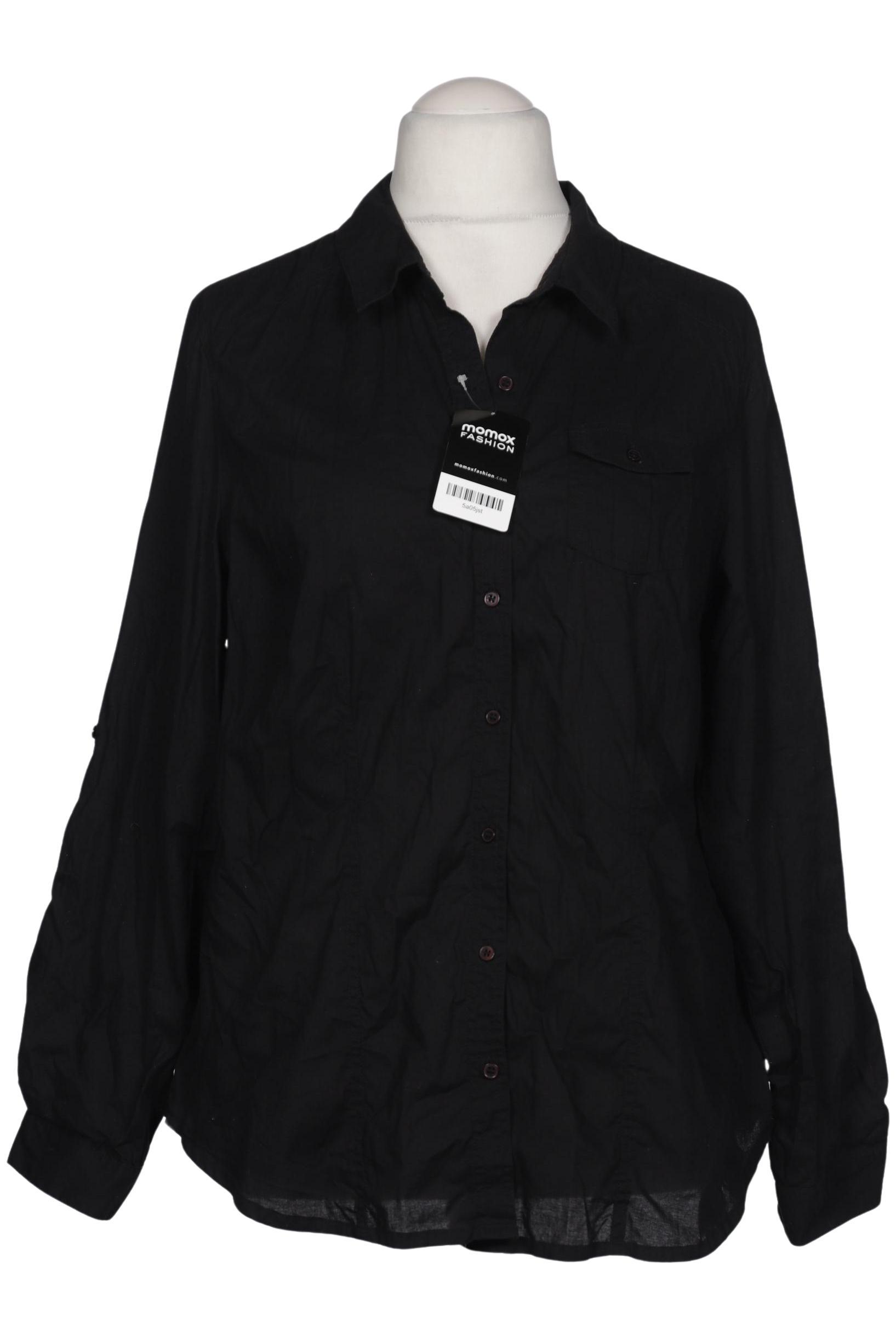 

sheego Damen Bluse, schwarz, Gr. 44