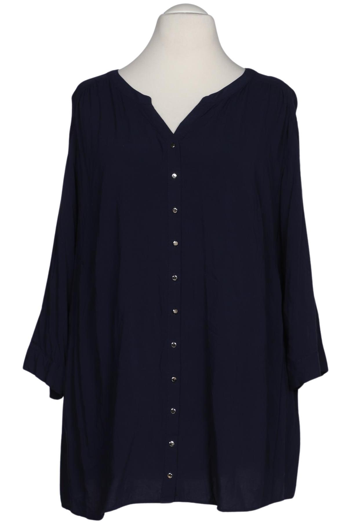 

sheego Damen Bluse, marineblau, Gr. 58