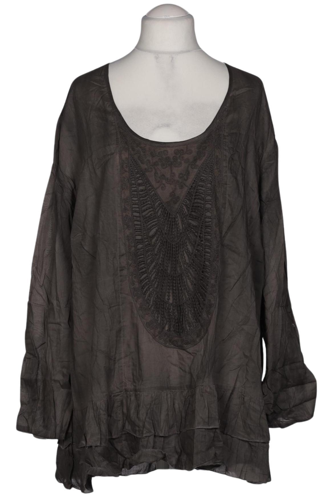 

sheego Damen Bluse, grau, Gr. 56