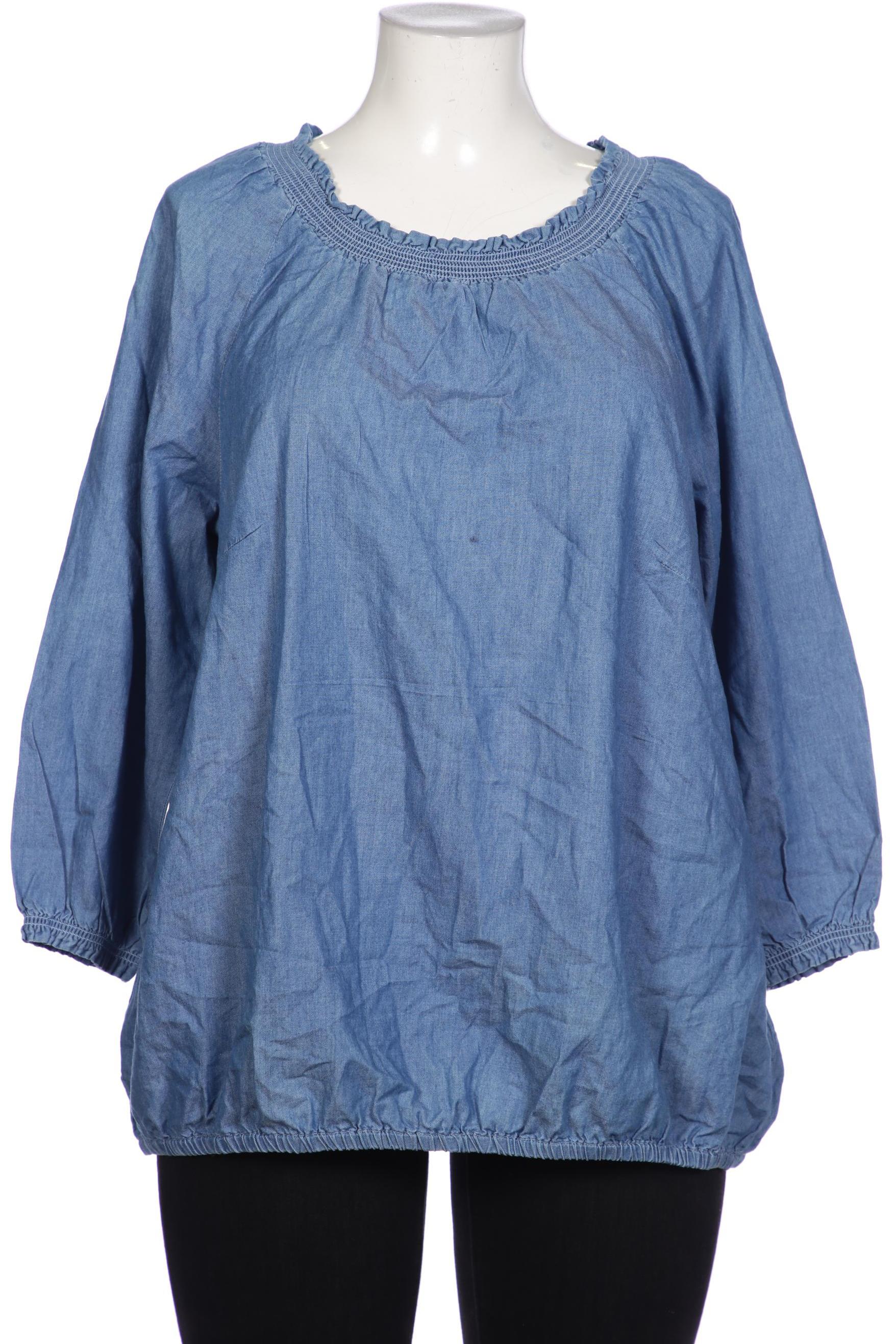 

sheego Damen Bluse, blau, Gr. 48