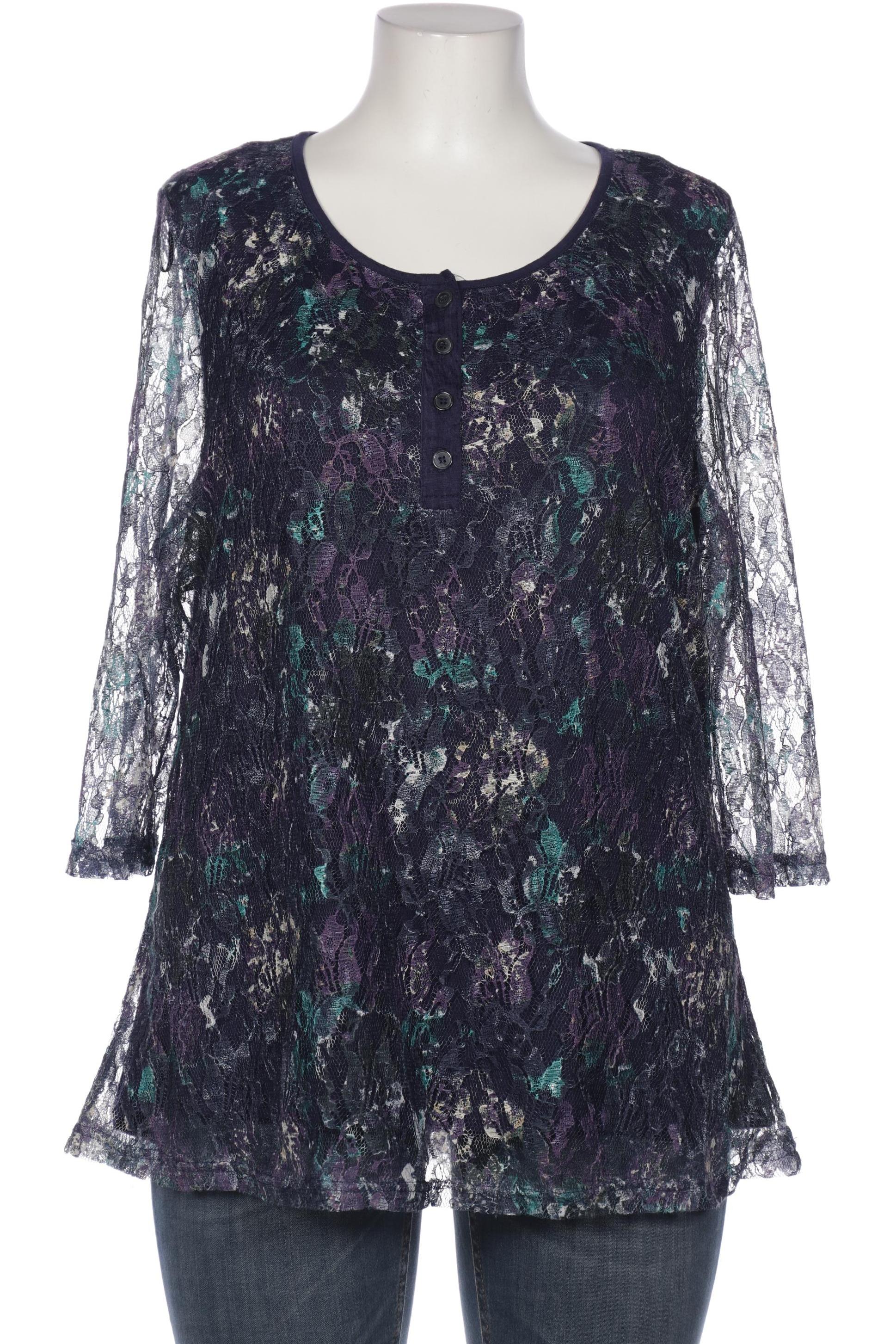

sheego Damen Bluse, mehrfarbig, Gr. 44