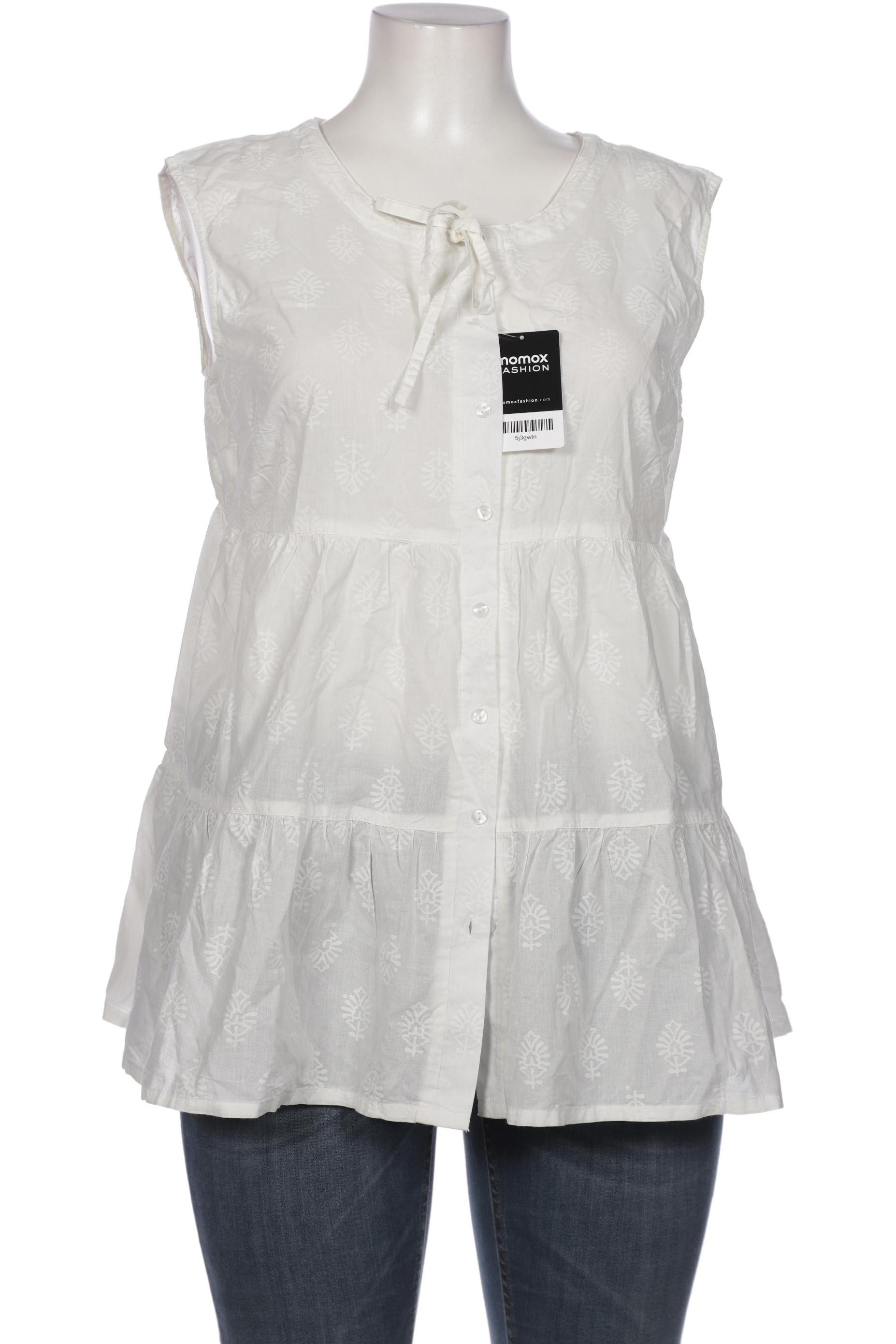

sheego Damen Bluse, weiß, Gr. 44