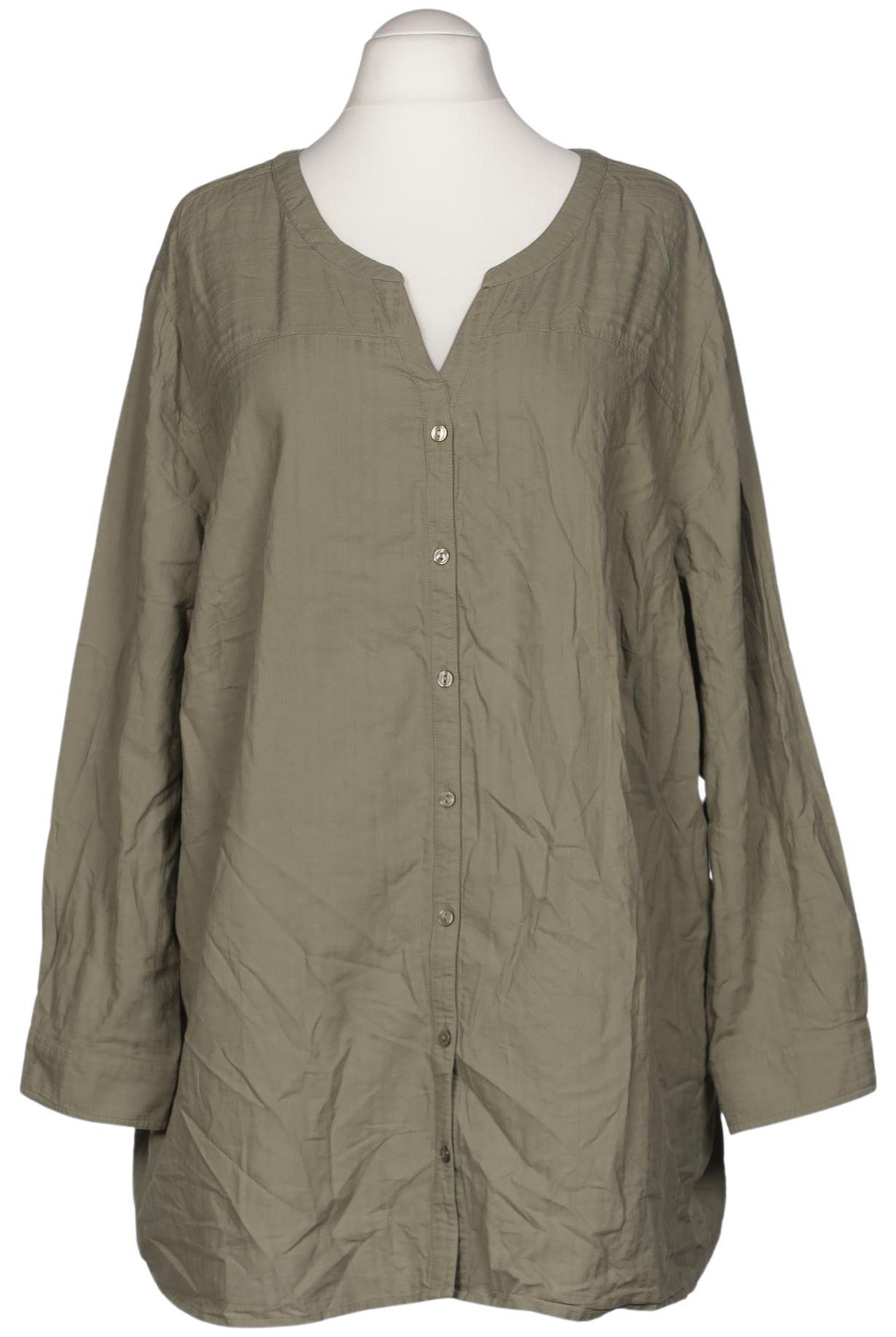 

sheego Damen Bluse, grün, Gr. 58