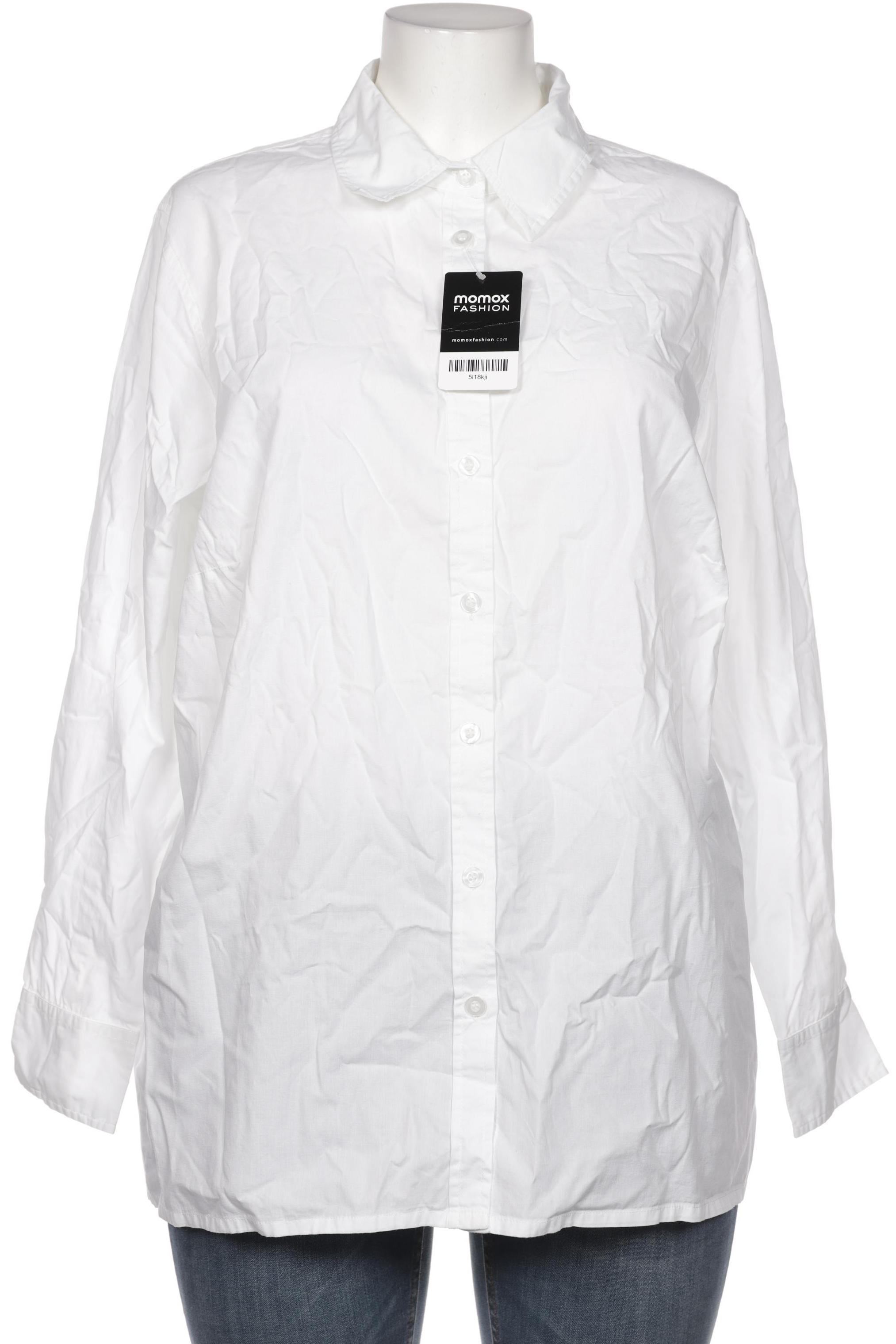 

sheego Damen Bluse, weiß, Gr. 48