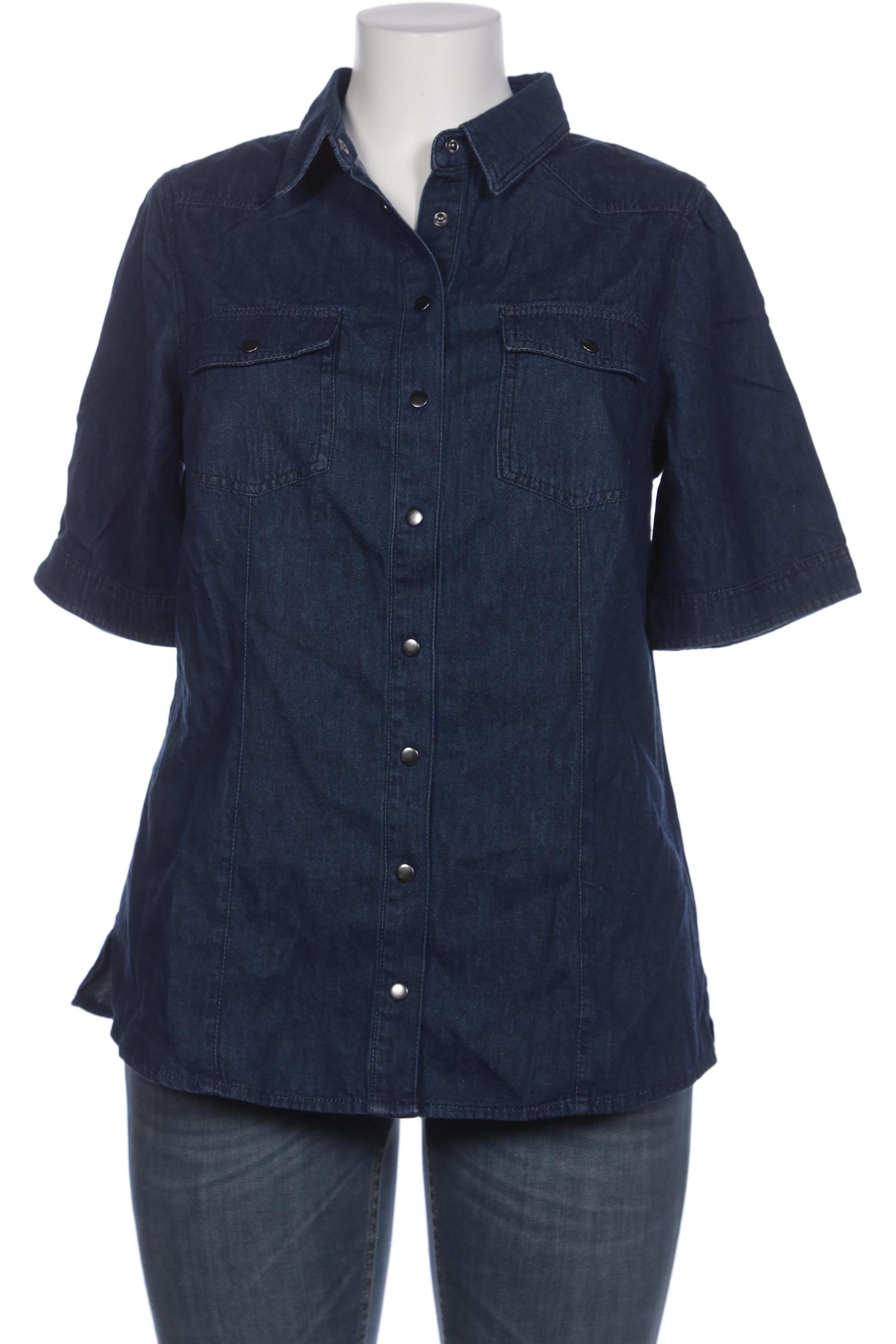 

sheego Damen Bluse, marineblau, Gr. 42