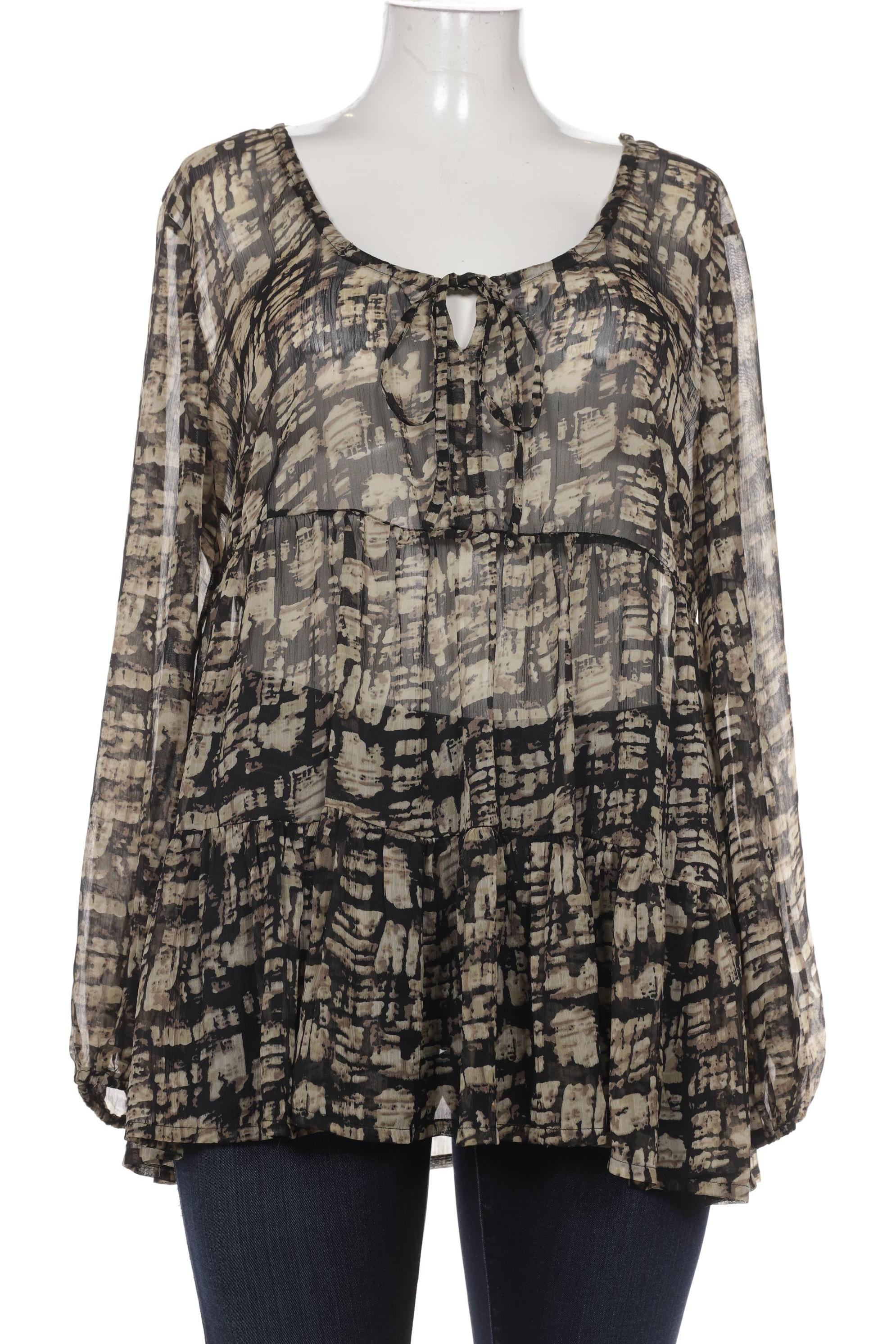 

sheego Damen Bluse, braun, Gr. 46