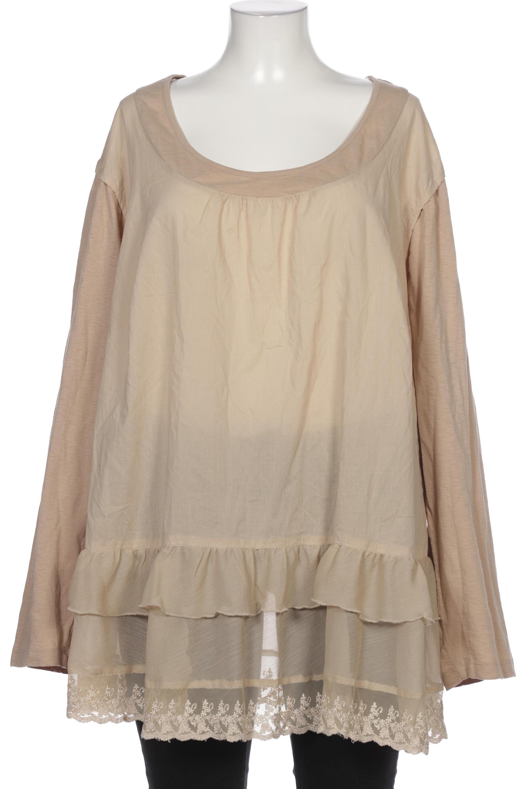 

sheego Damen Bluse, beige, Gr. 52