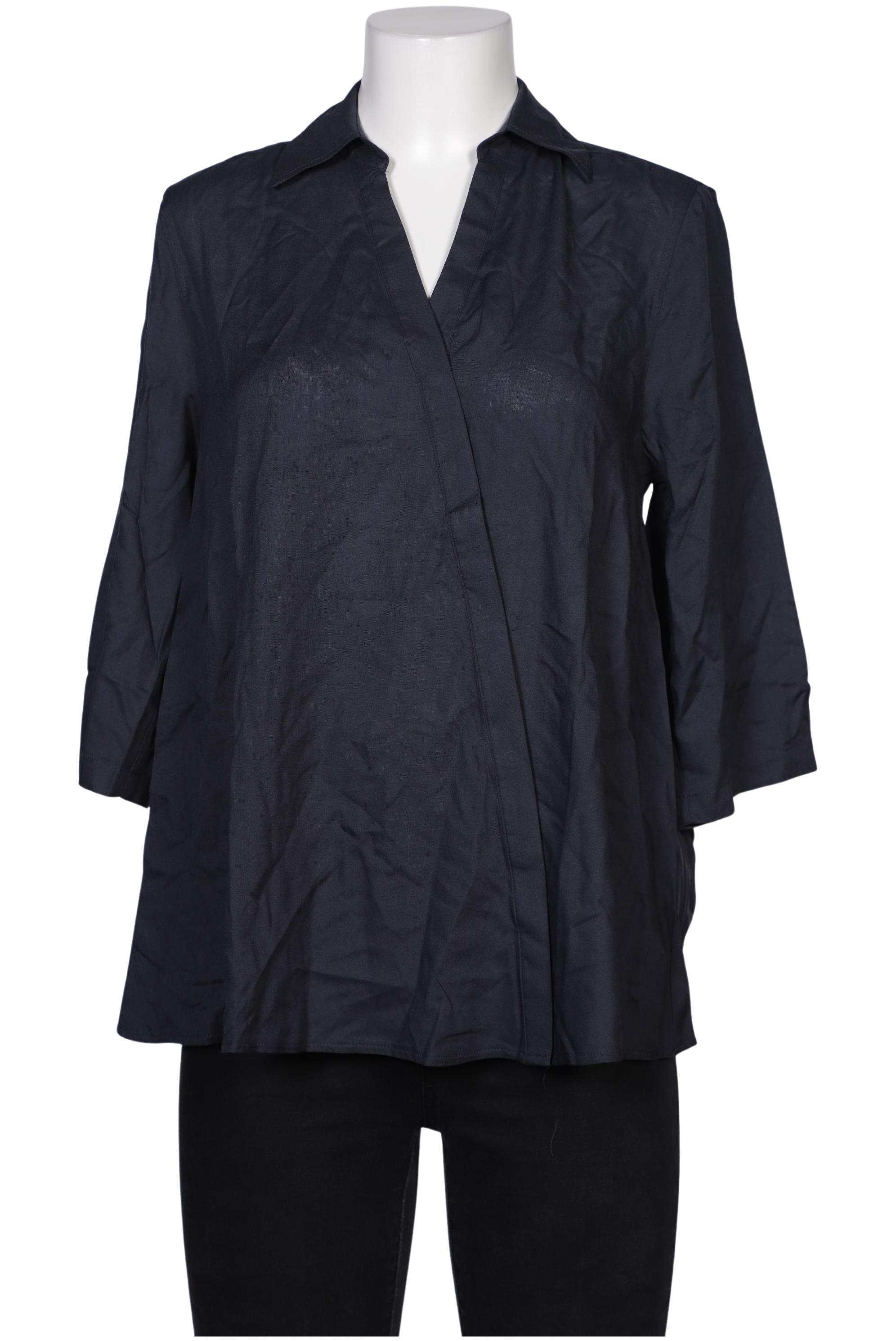 

sheego Damen Bluse, marineblau, Gr. 40