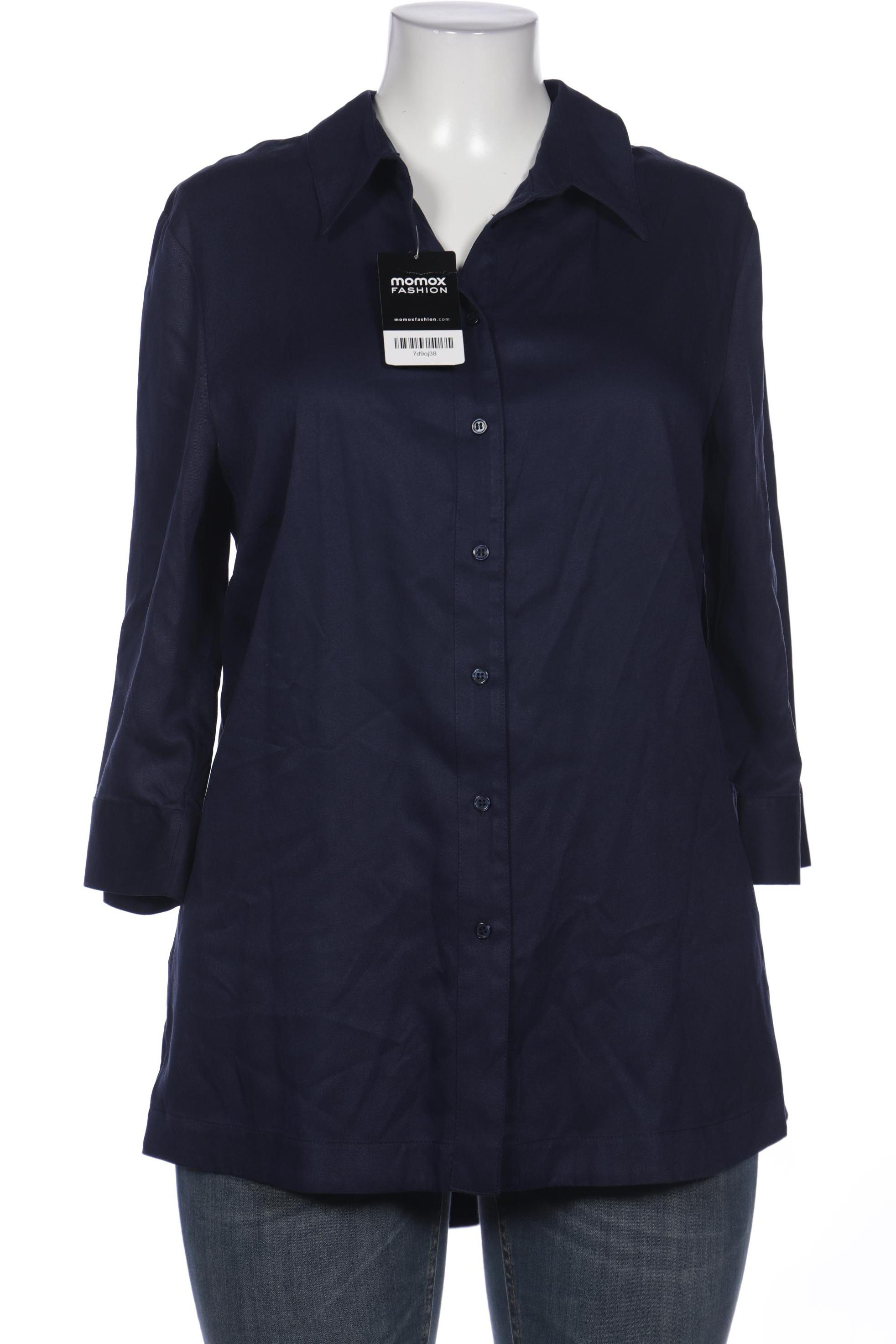

sheego Damen Bluse, marineblau, Gr. 44