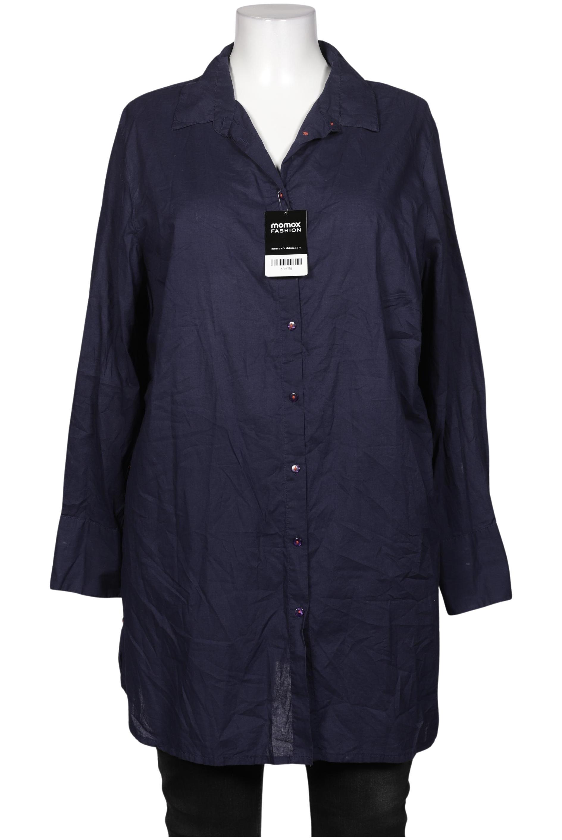 

sheego Damen Bluse, marineblau, Gr. 46