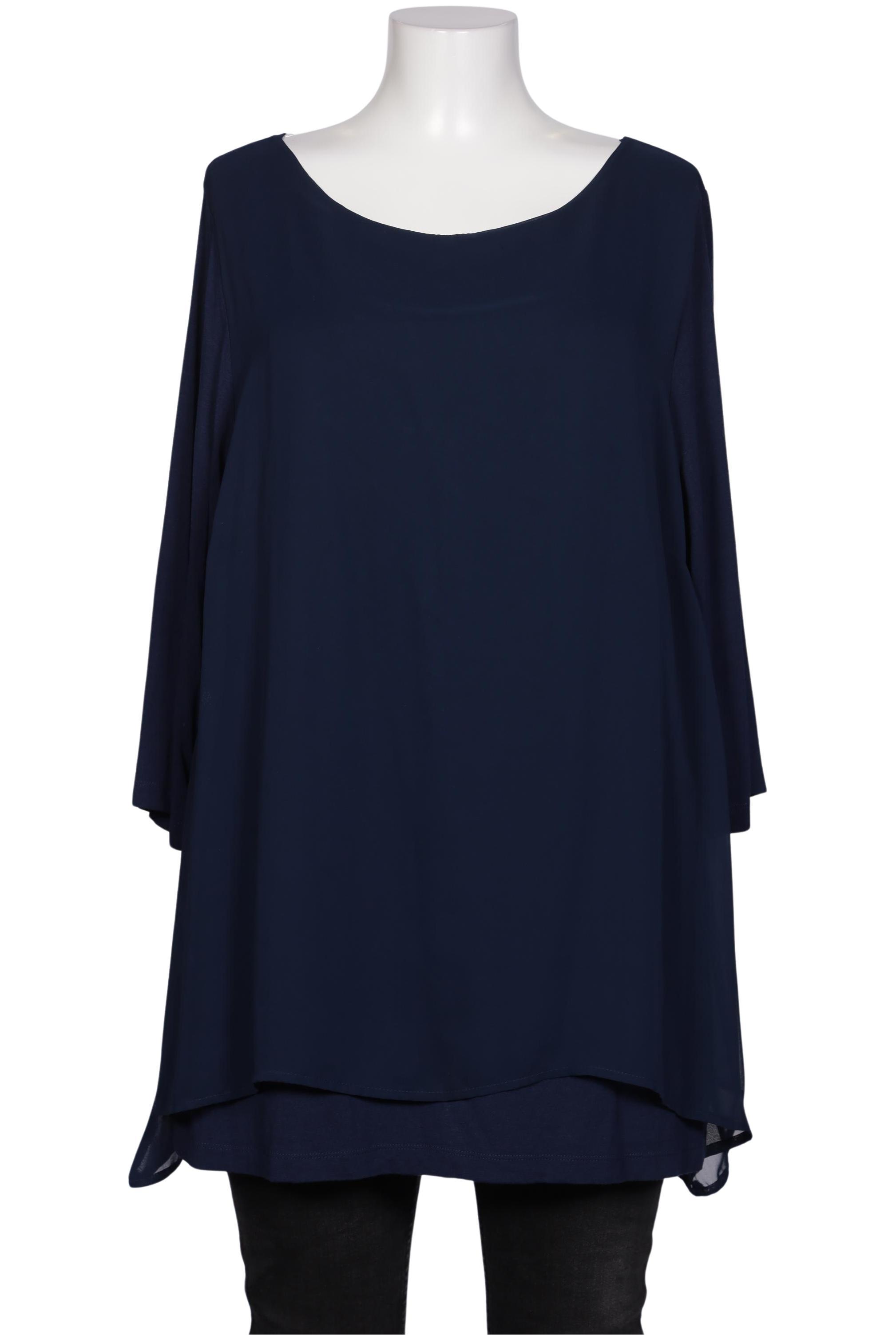 

sheego Damen Bluse, marineblau, Gr. 48