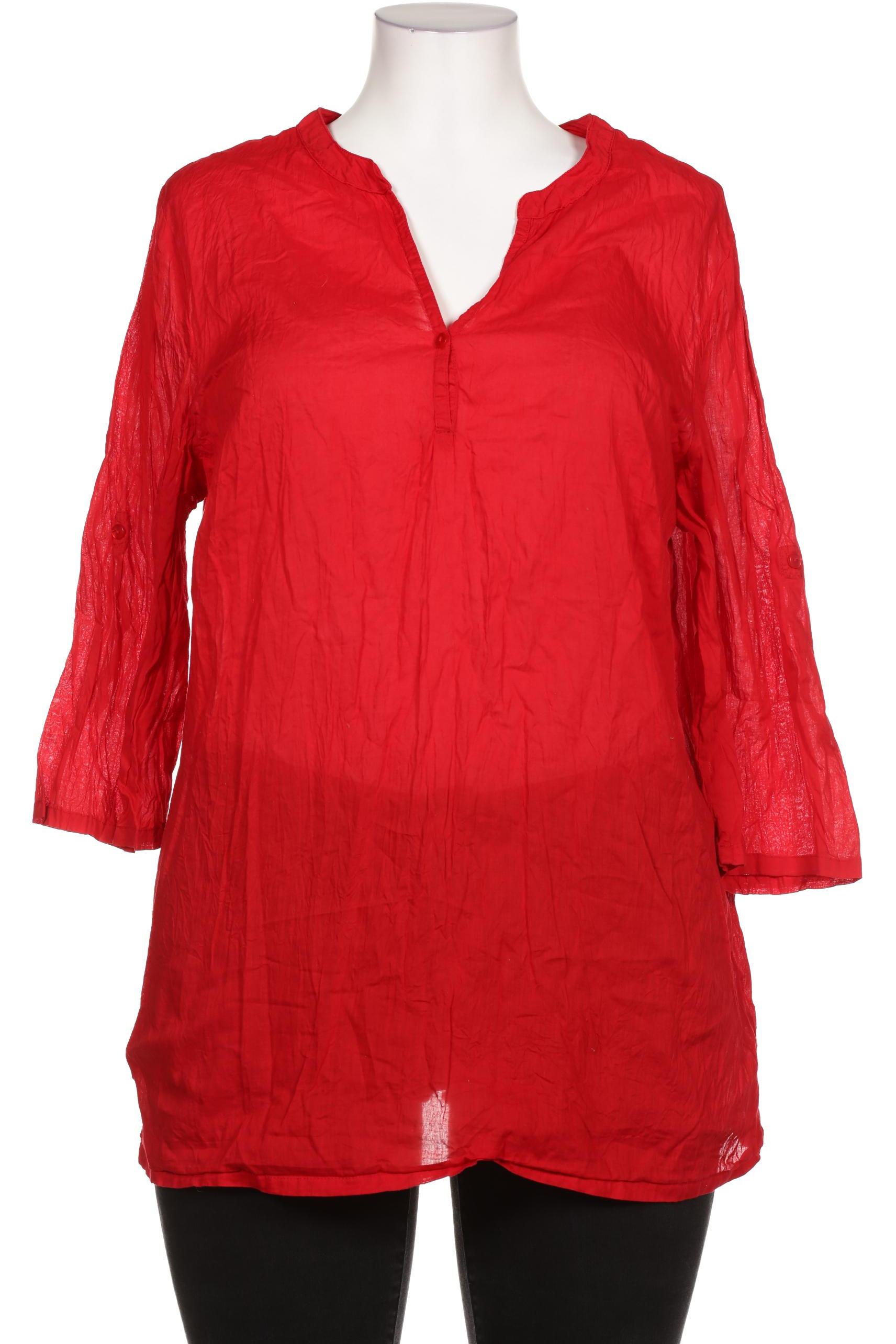 

sheego Damen Bluse, rot, Gr. 44