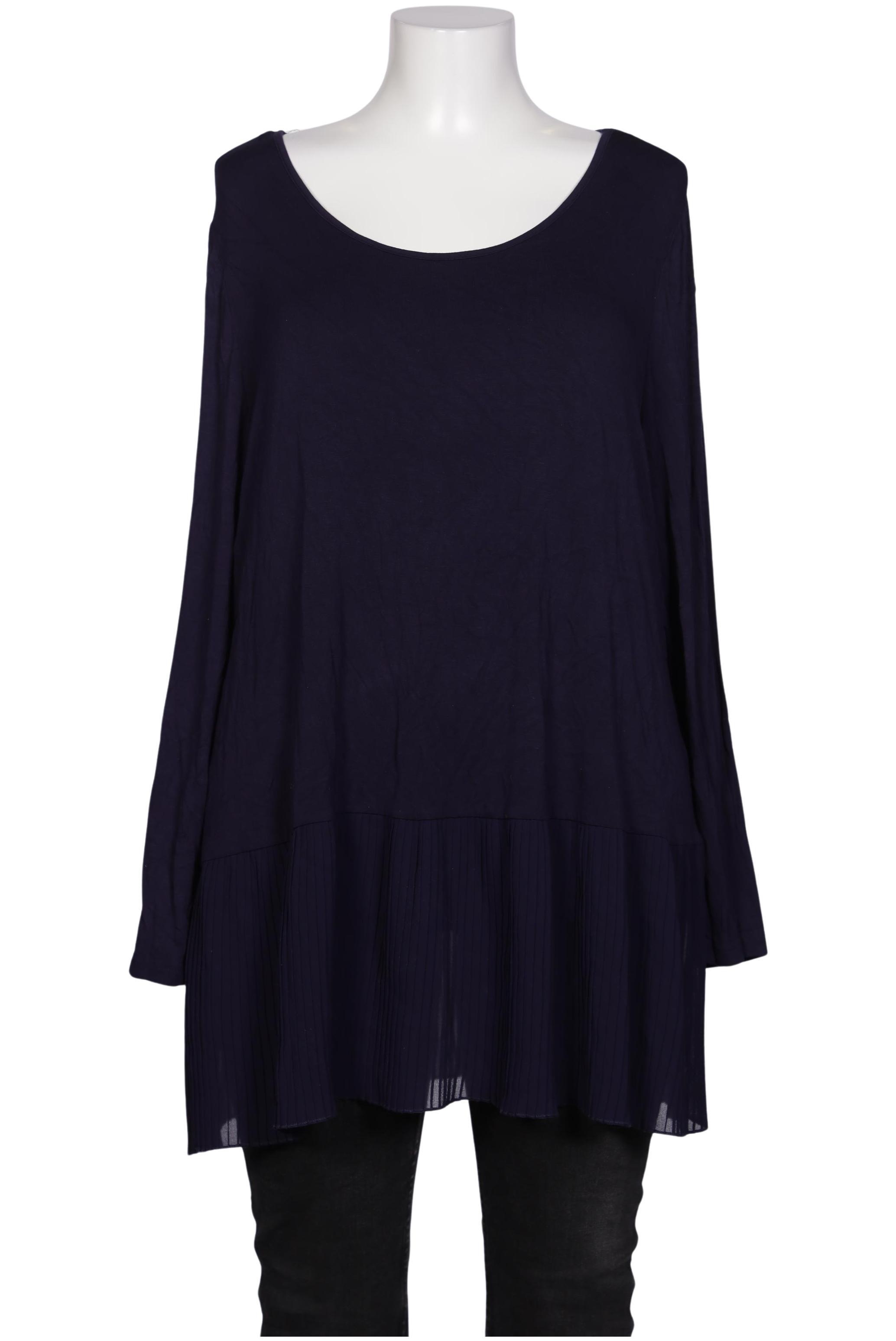 

sheego Damen Bluse, marineblau, Gr. 48