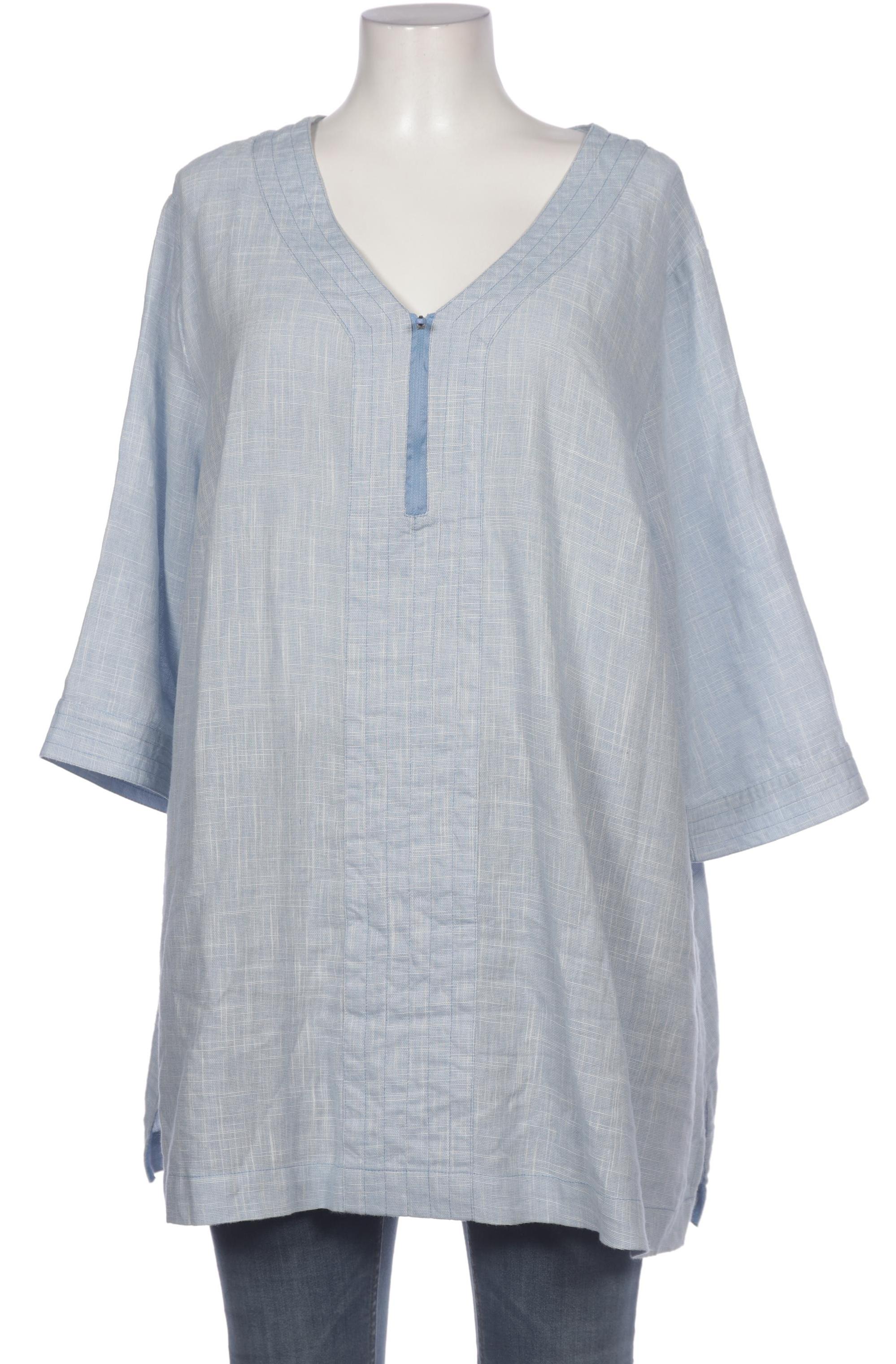 

sheego Damen Bluse, hellblau, Gr. 52