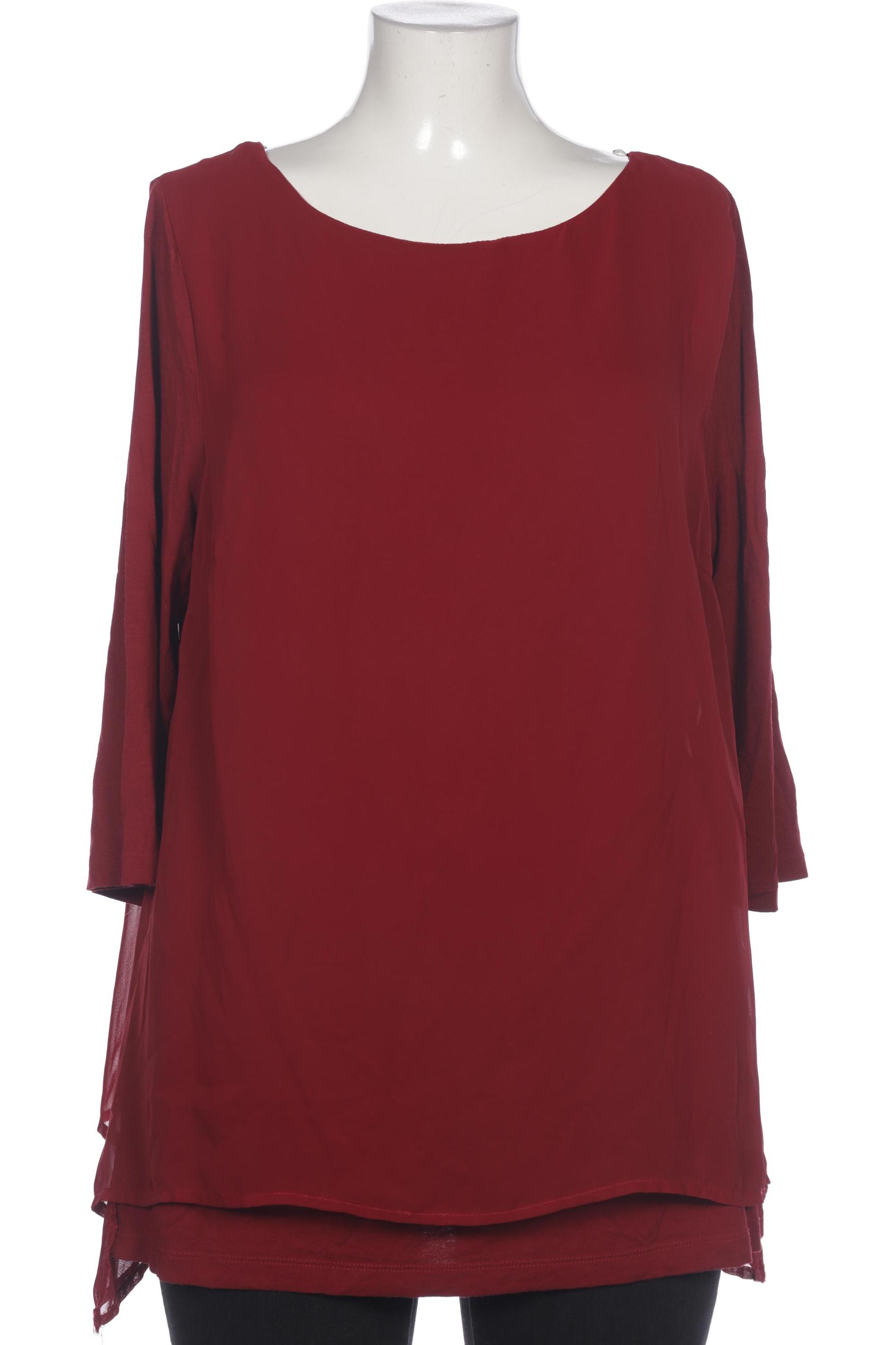 

sheego Damen Bluse, rot, Gr. 44