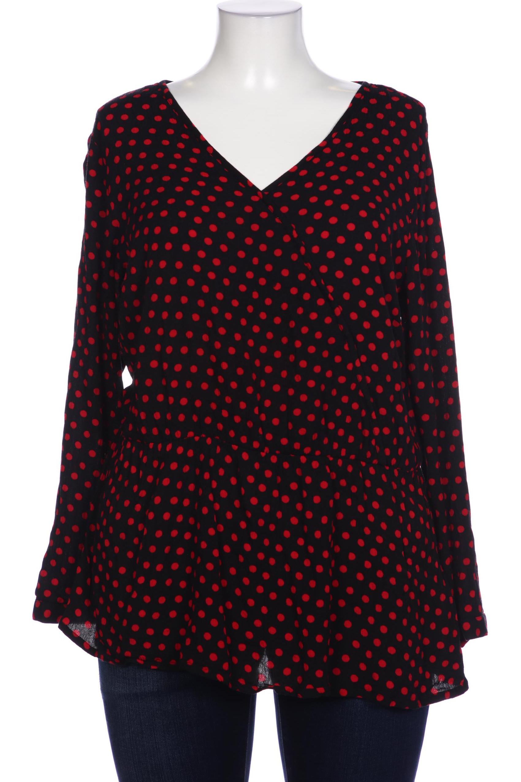 

sheego Damen Bluse, schwarz