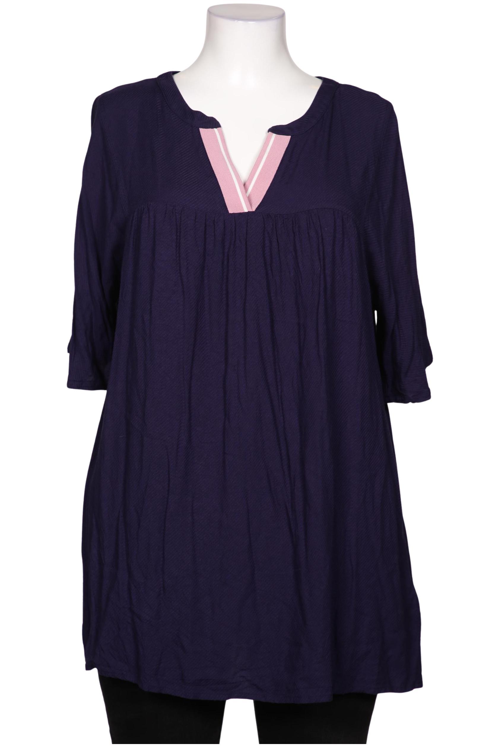 

sheego Damen Bluse, blau, Gr. 50