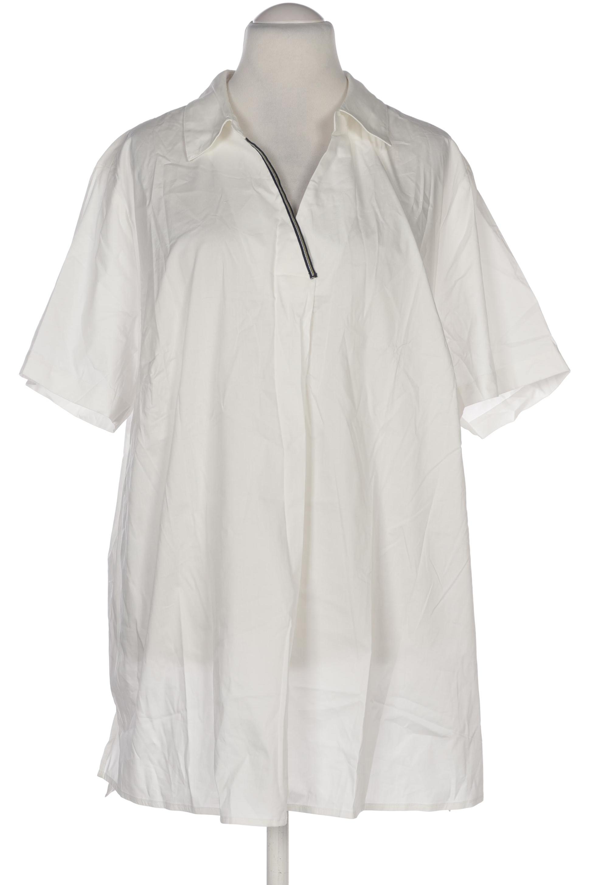 

sheego Damen Bluse, weiß, Gr. 54