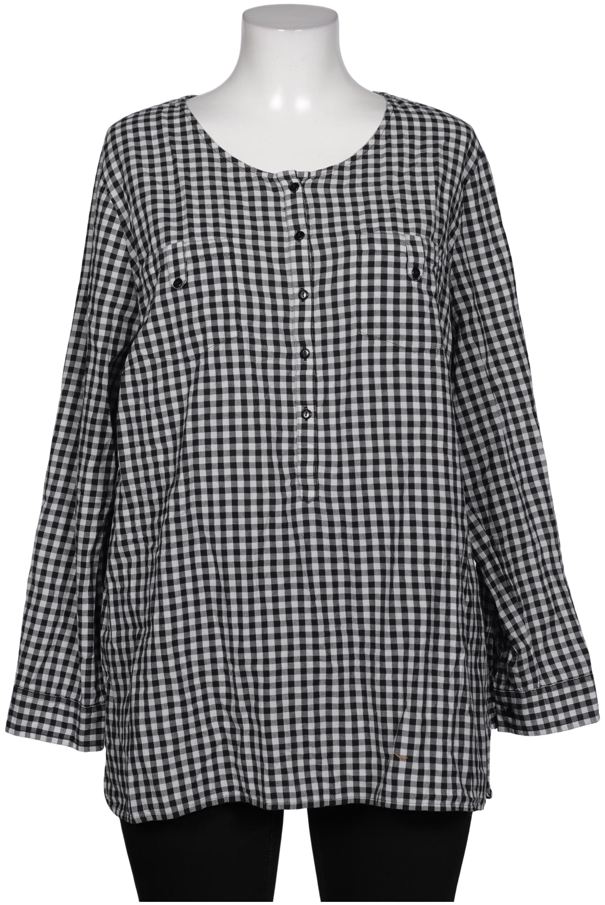 

sheego Damen Bluse, schwarz, Gr. 50