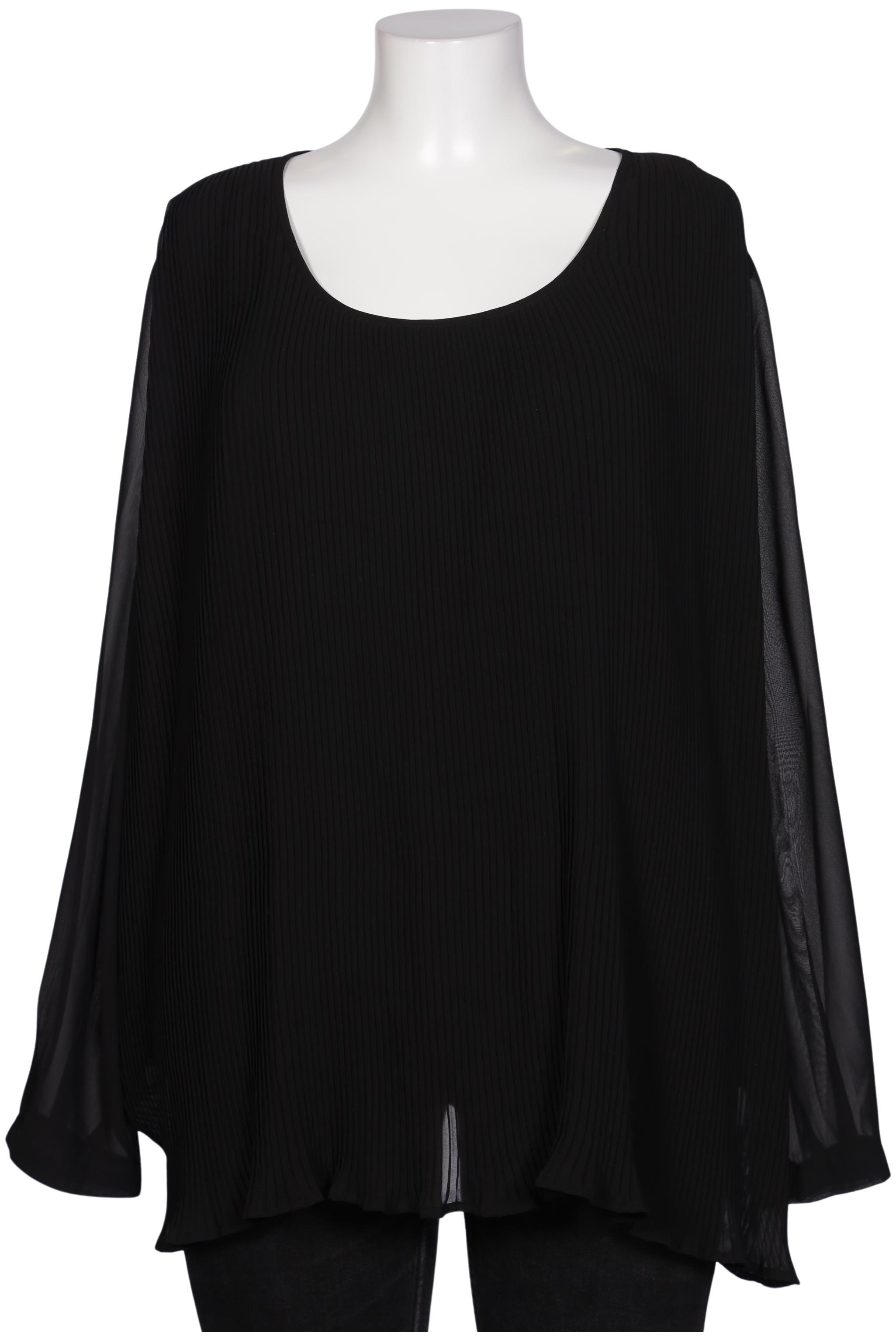 

sheego Damen Bluse, schwarz, Gr. 52