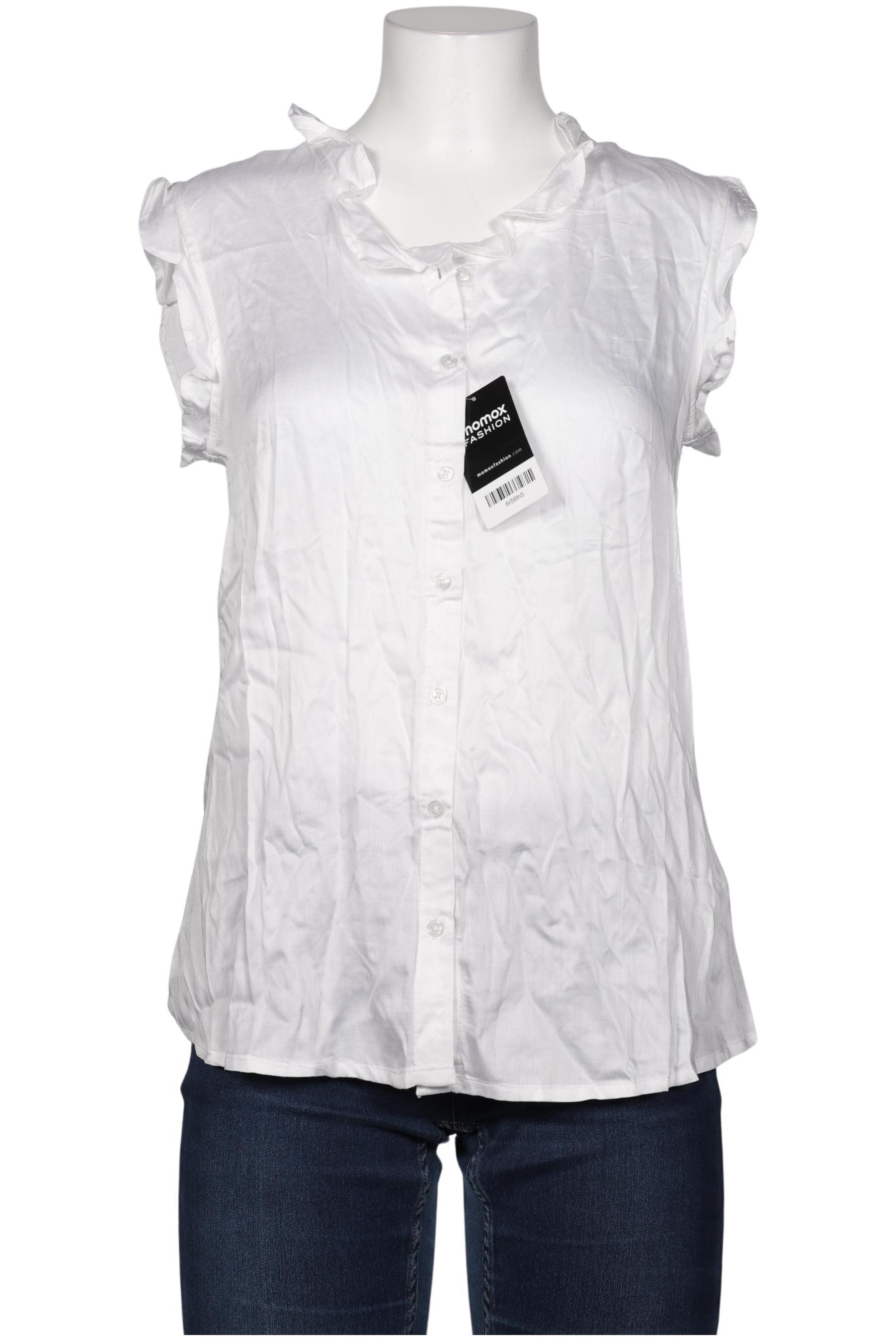

sheego Damen Bluse, weiß, Gr. 40