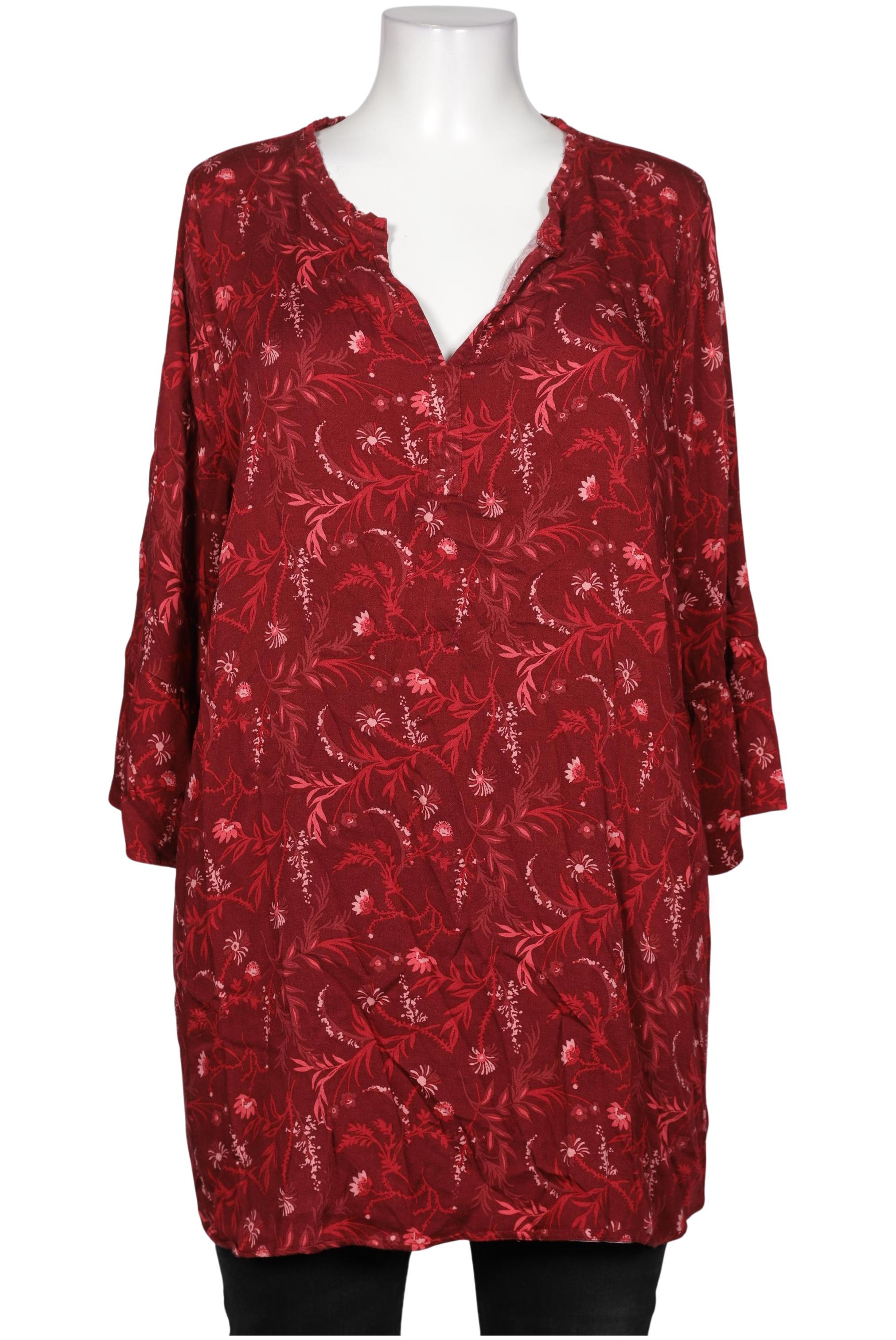 

sheego Damen Bluse, rot, Gr. 50