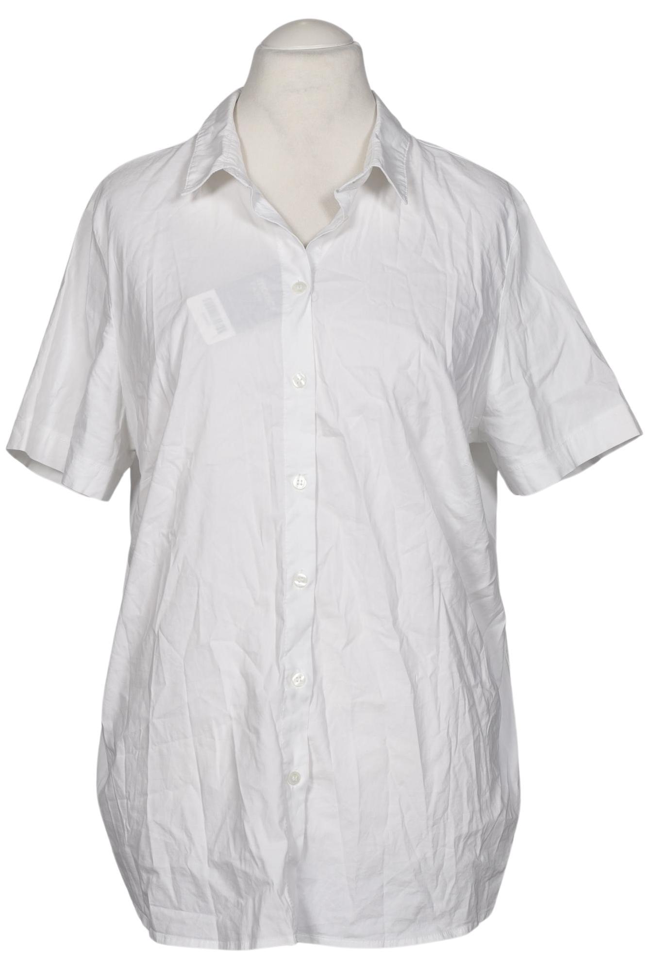 

sheego Damen Bluse, weiß, Gr. 48