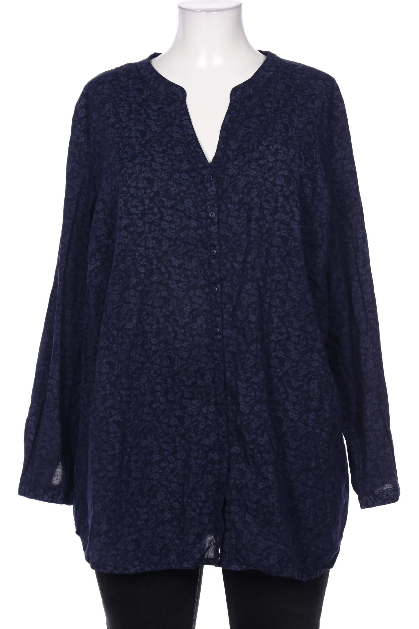 

sheego Damen Bluse, marineblau, Gr. 52