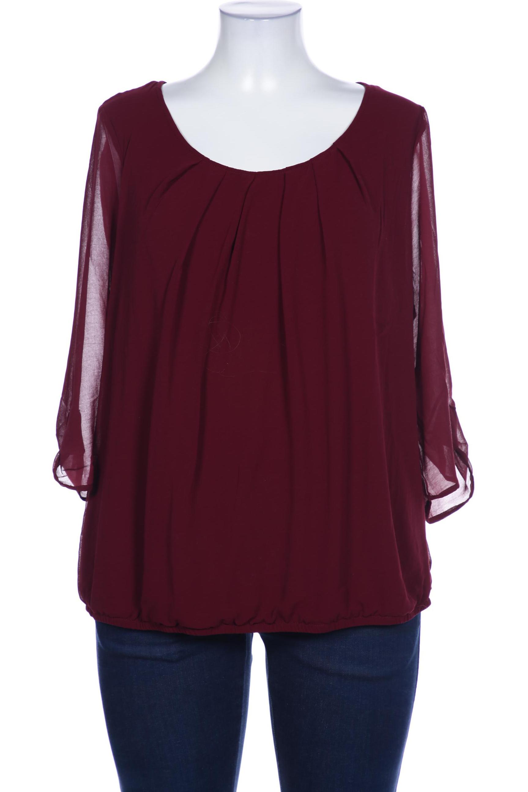 

sheego Damen Bluse, bordeaux