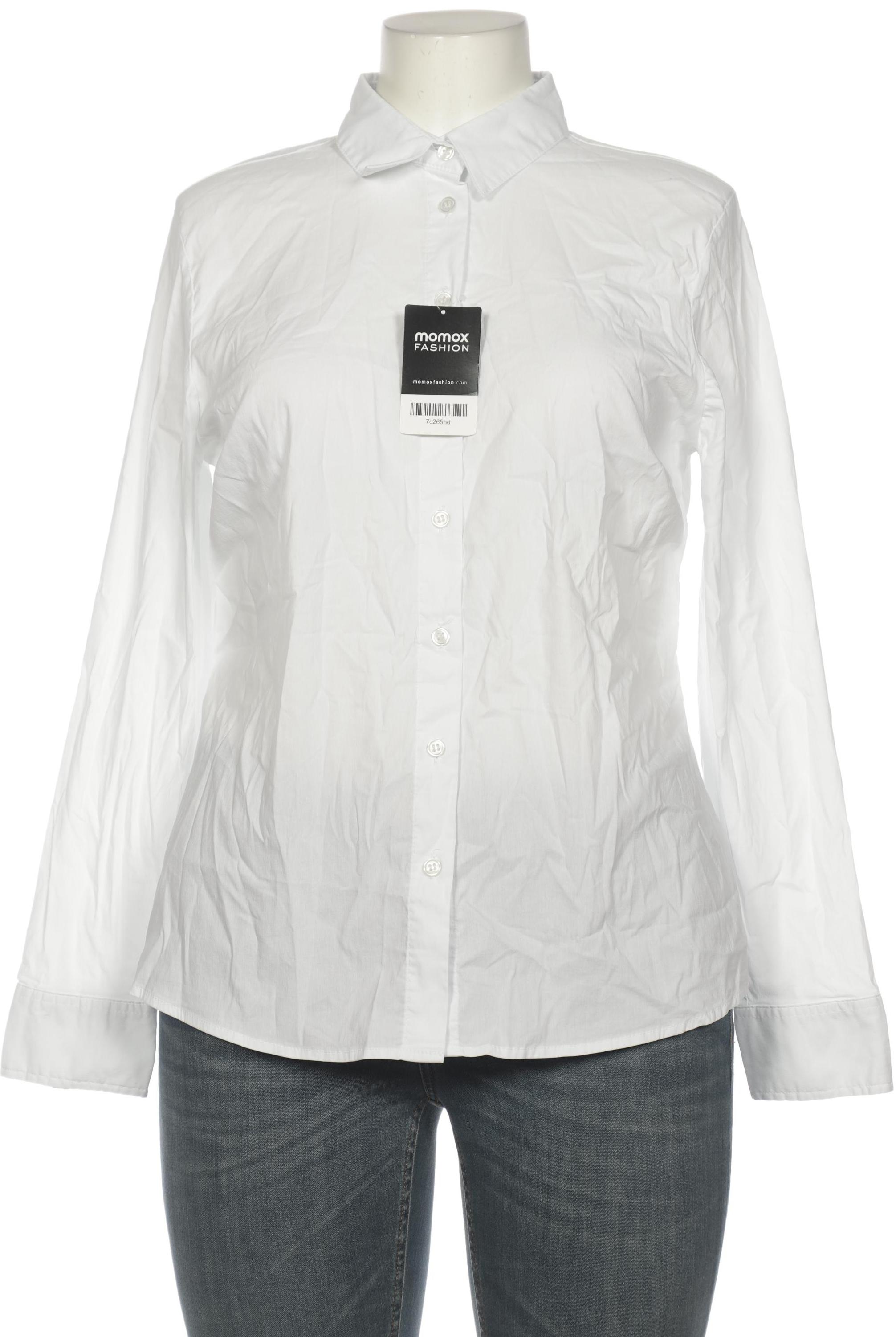 

sheego Damen Bluse, weiß, Gr. 42