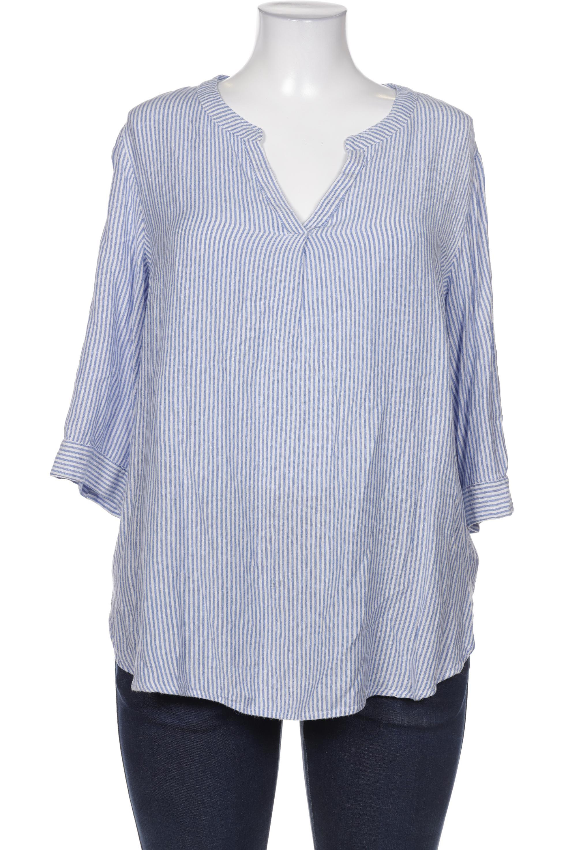 

sheego Damen Bluse, blau, Gr. 46