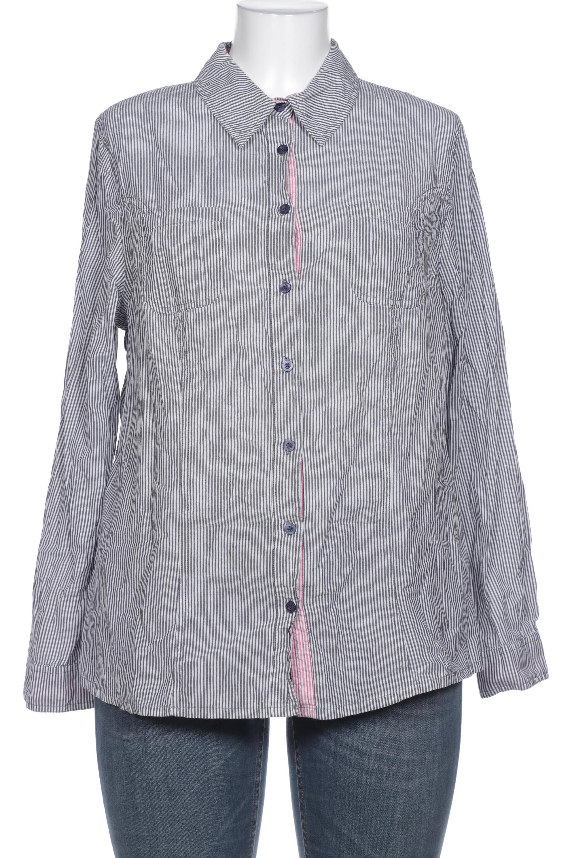 

sheego Damen Bluse, grau, Gr. 44